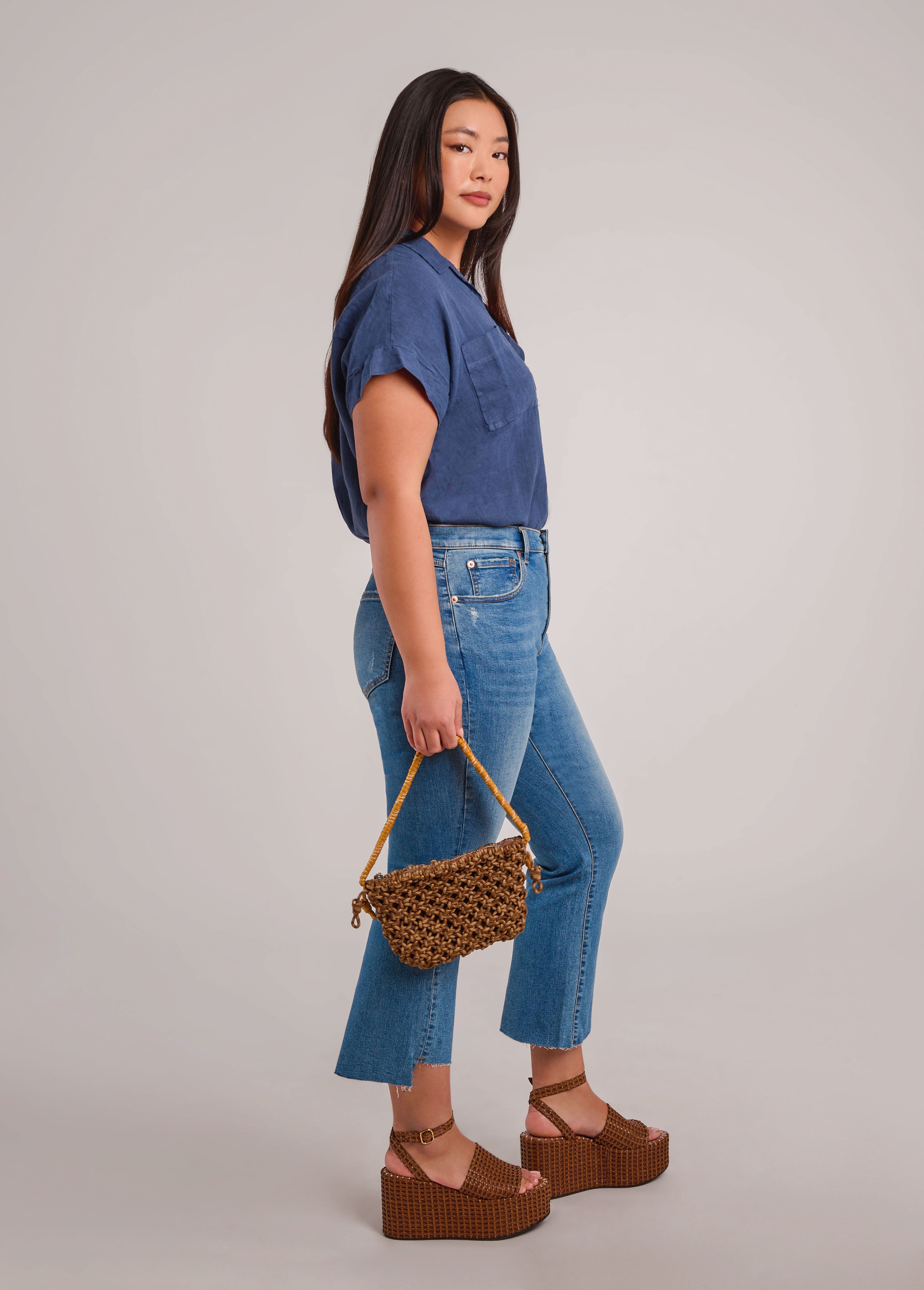 REMI OVERSIZED LINEN SHIRT / DENIM