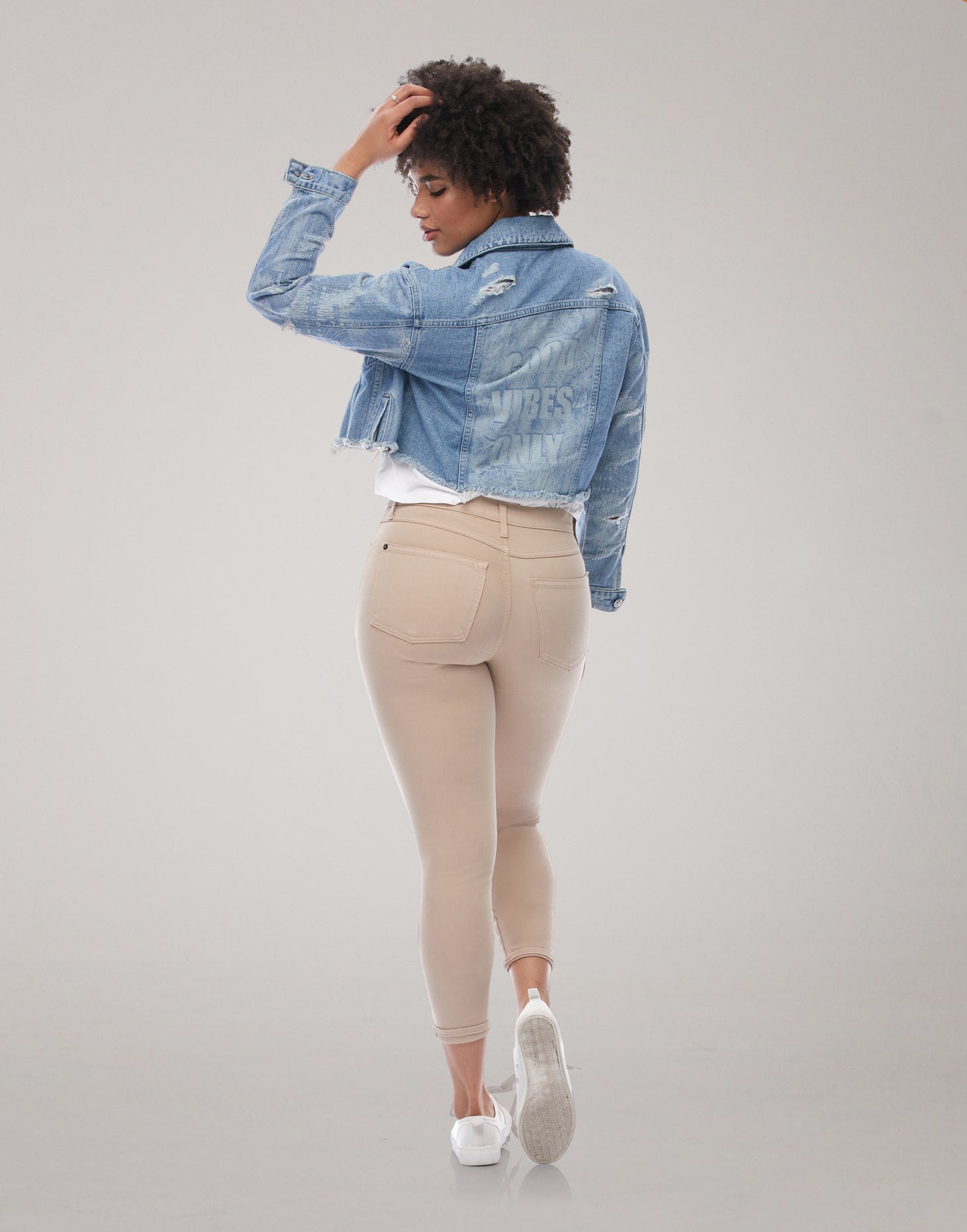 RACHEL SKINNY JEANS / SANDCASTLE