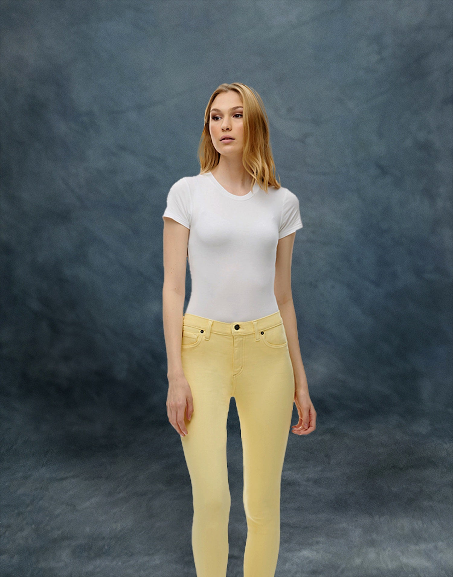 RACHEL SKINNY JEANS / JONQUILLE