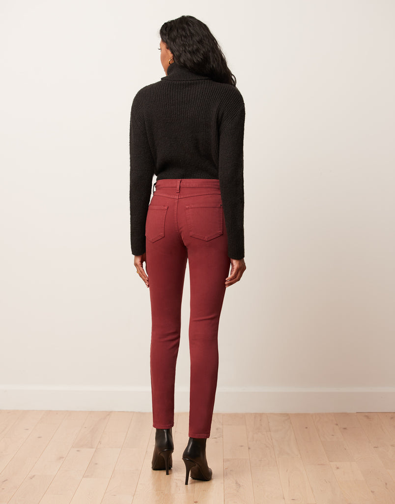 RACHEL SKINNY JEANS / RUBY WINE