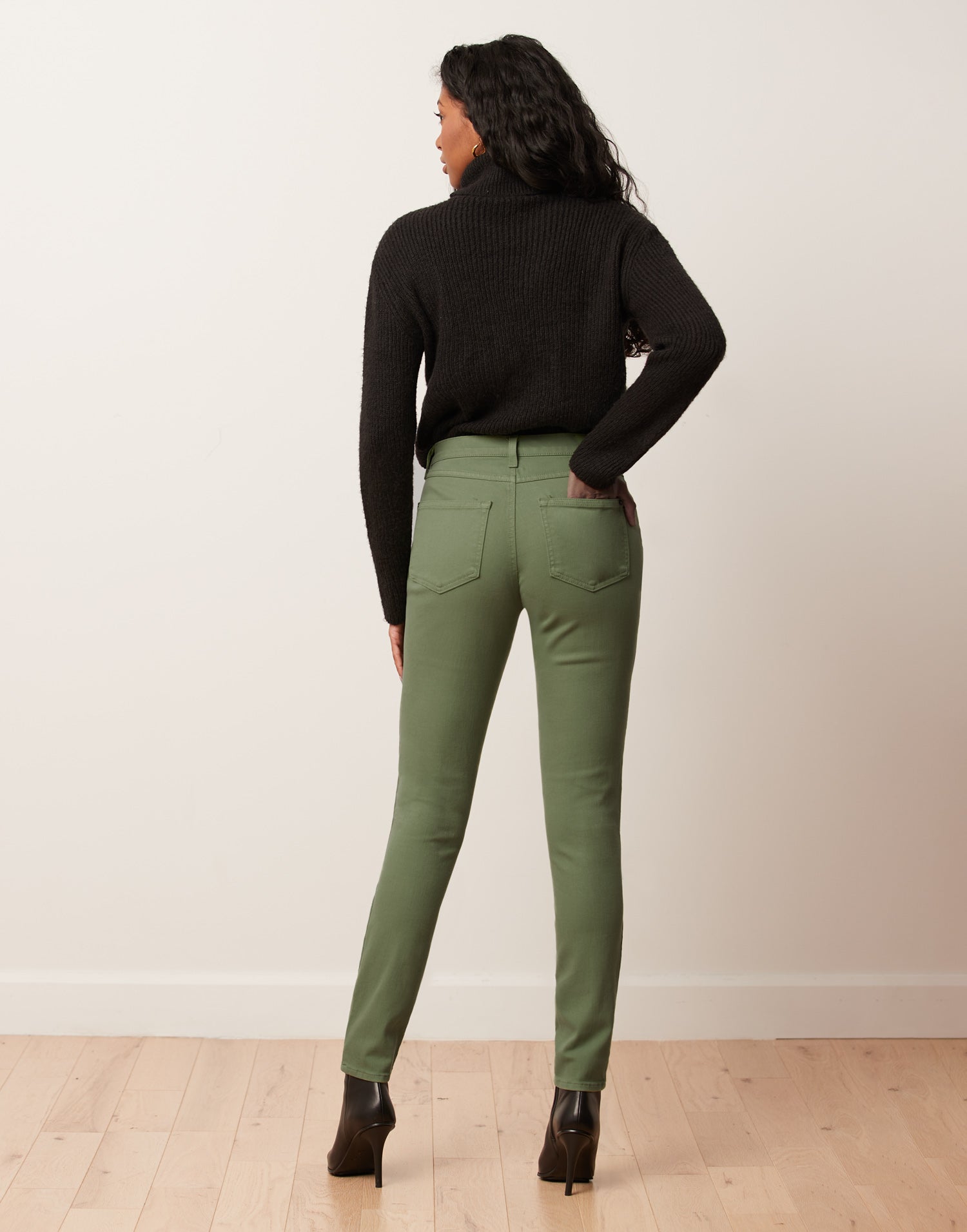 RACHEL SKINNY JEANS / WATERCRESS