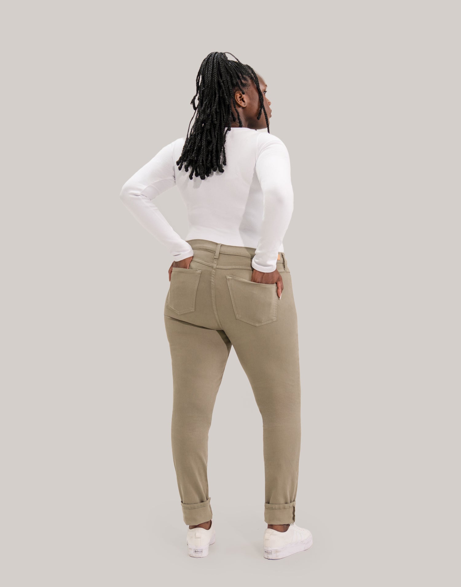 RACHEL SKINNY JEANS / VETIVER