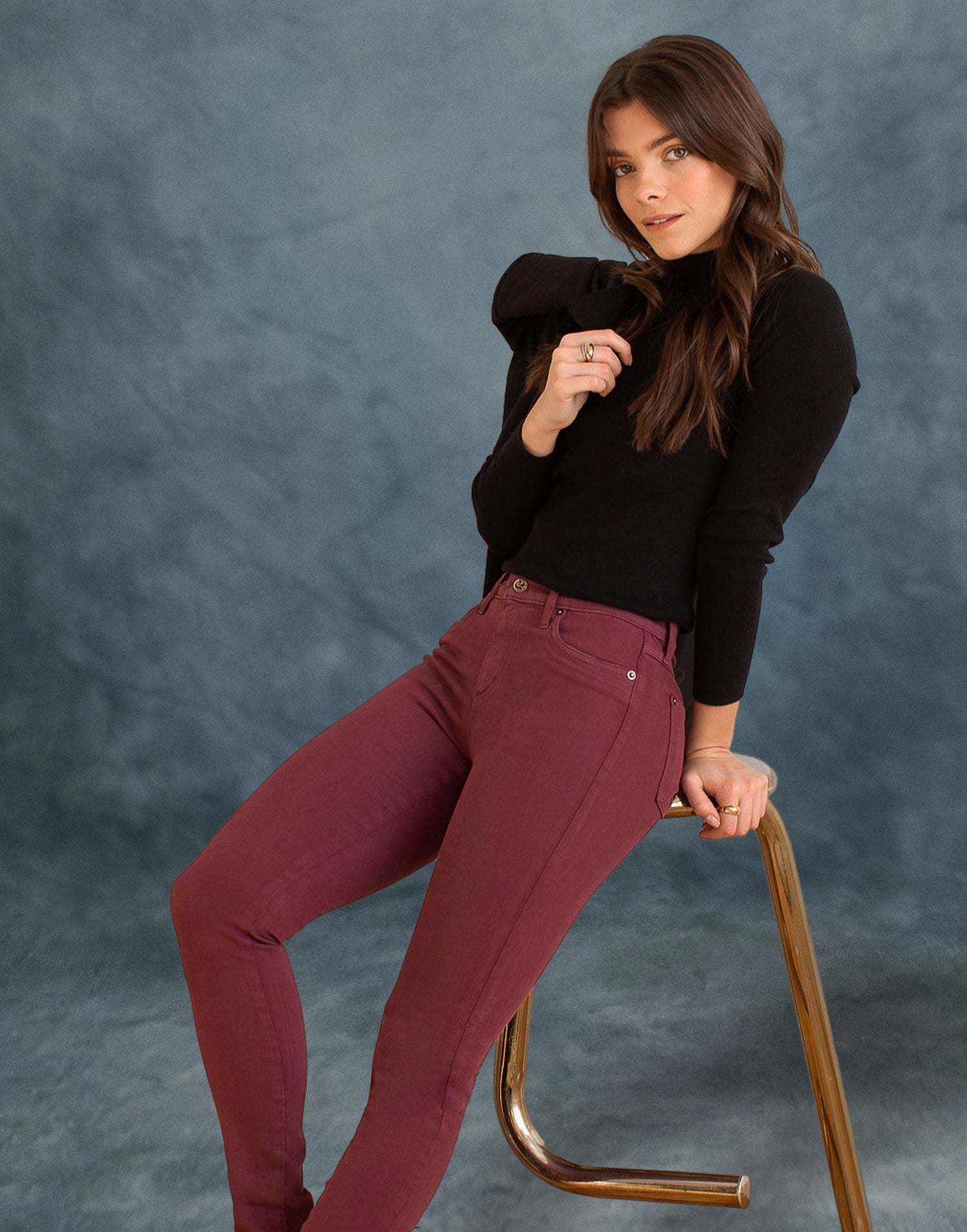 RACHEL SKINNY JEANS / CERISE