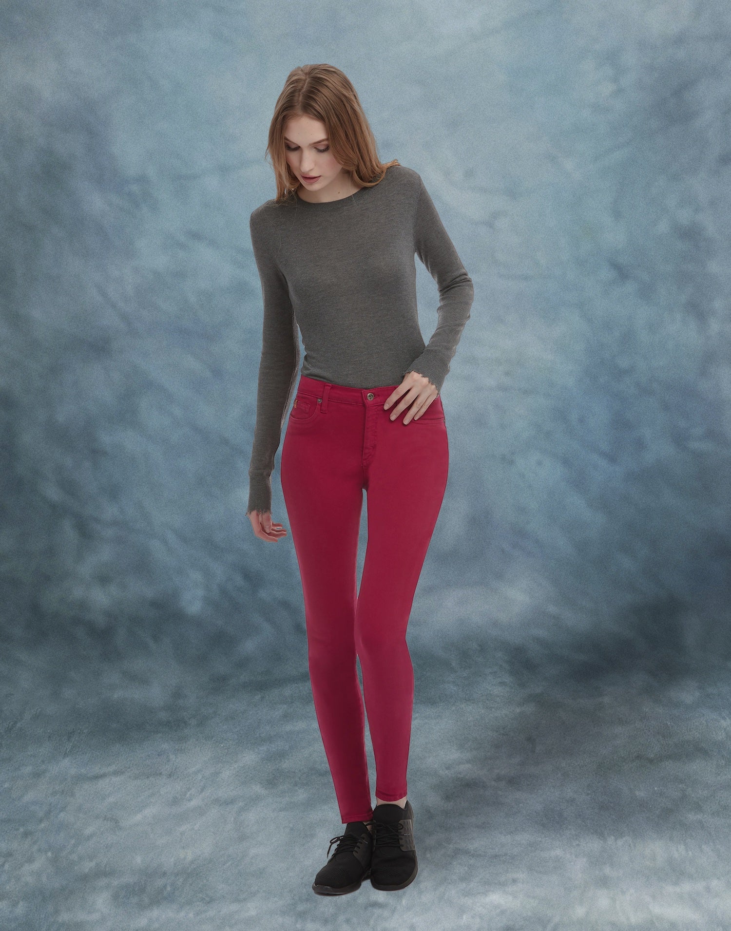 RACHEL SKINNY JEANS / PERSIAN RED