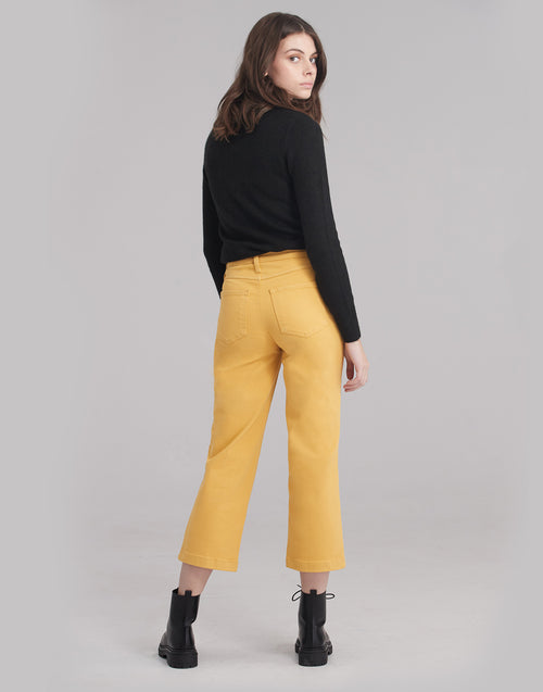 Yellow straight sale leg jeans