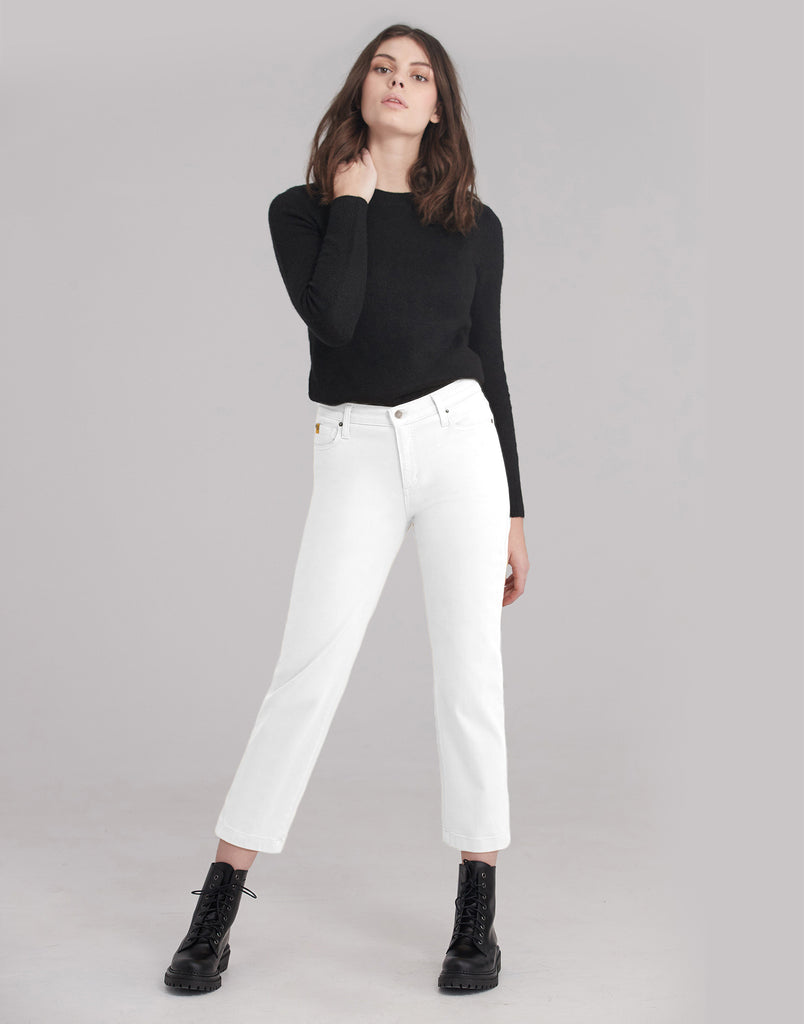 CHLOE STRAIGHT JEANS / WHITE