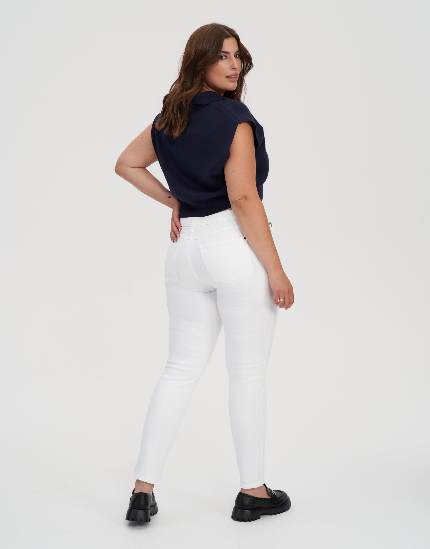 High-Waisted Tummy Control Skinny Jeans - White Rock Country Rags