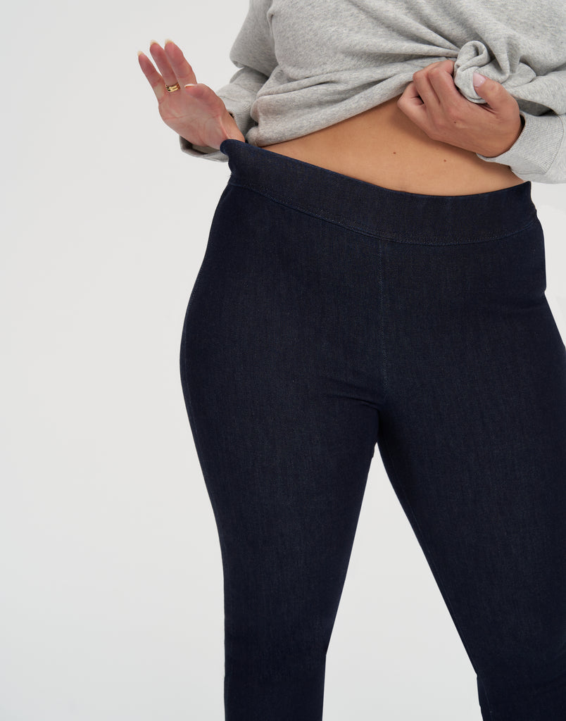 Women's Plus Size Pants, Yoga Bootcut Knit With Slim Fit