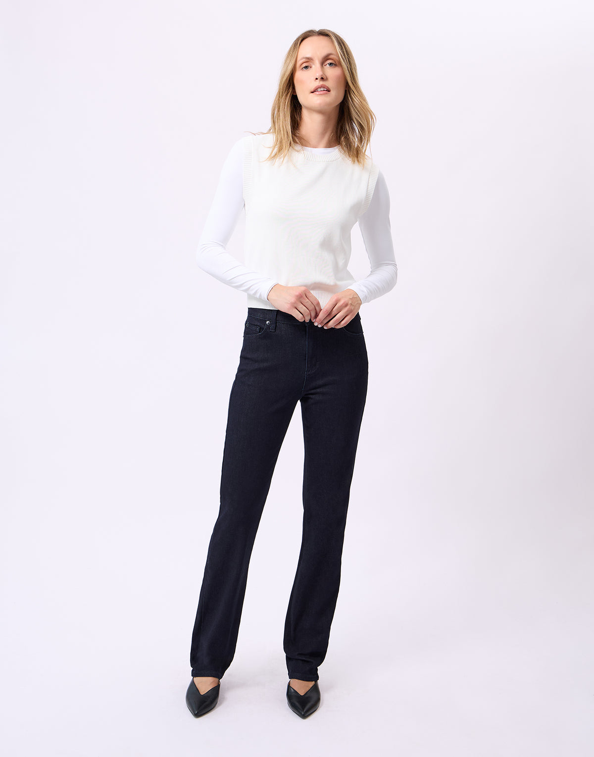 CHLOE CLASSIC RISE STRAIGHT JEANS / PRAGUE