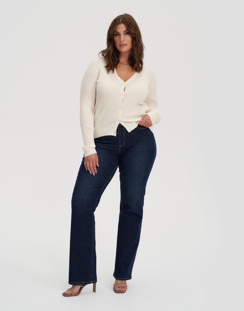 Buy Reelize - Plazo Jeans For Women, Knotted, Mid Waist, Straight Fit,  Ankle Length, Ideal For Party / Office / Casual Wear, Black, Size-34