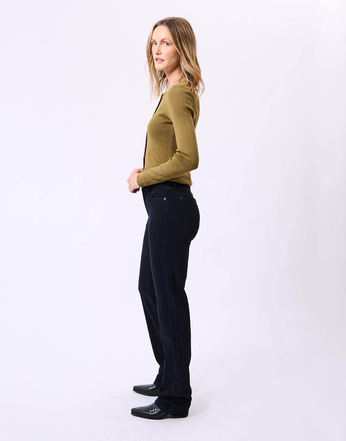 CHLOE STRAIGHT JEANS / BLACK