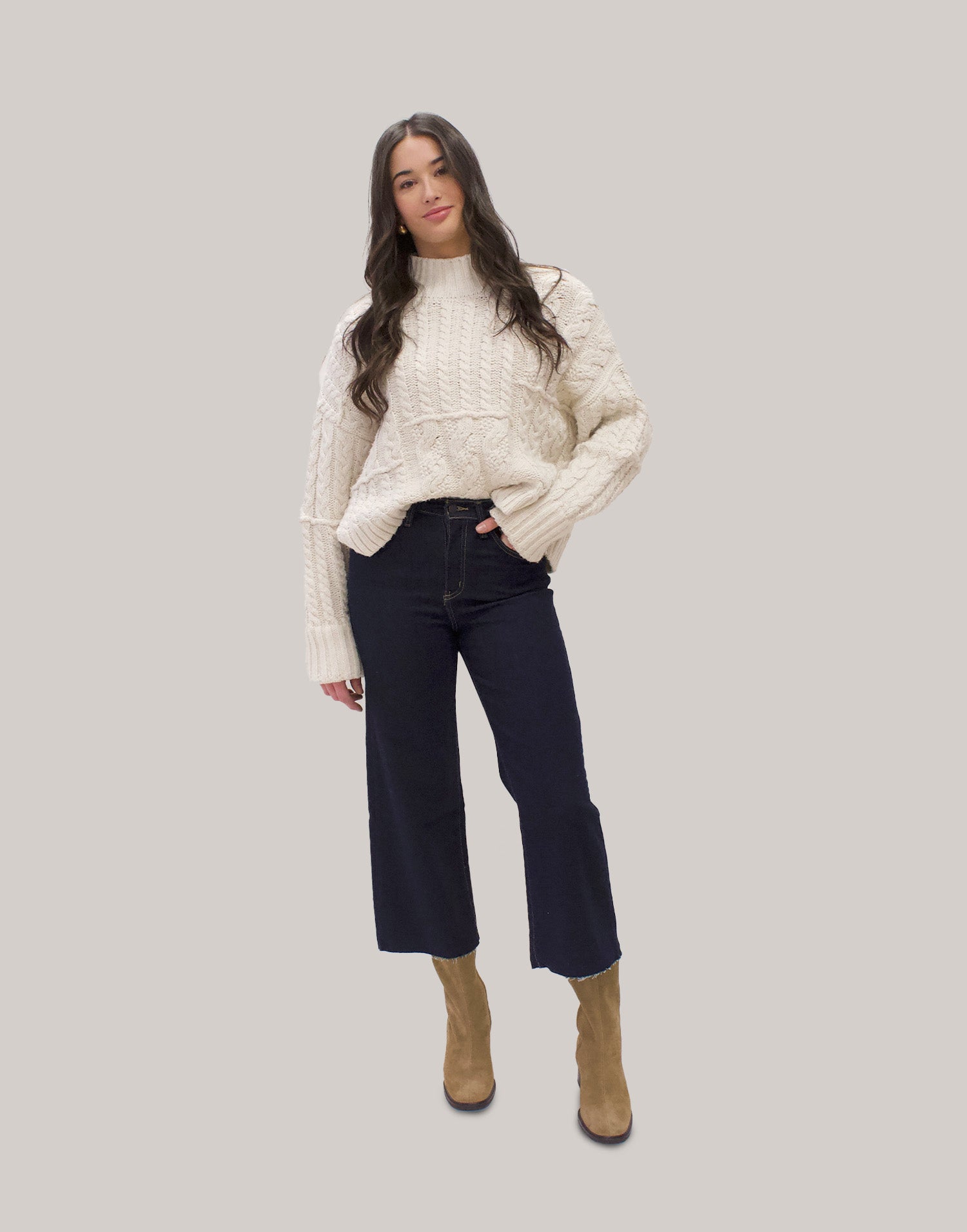 LILY WIDE LEG JEANS / JUPITER