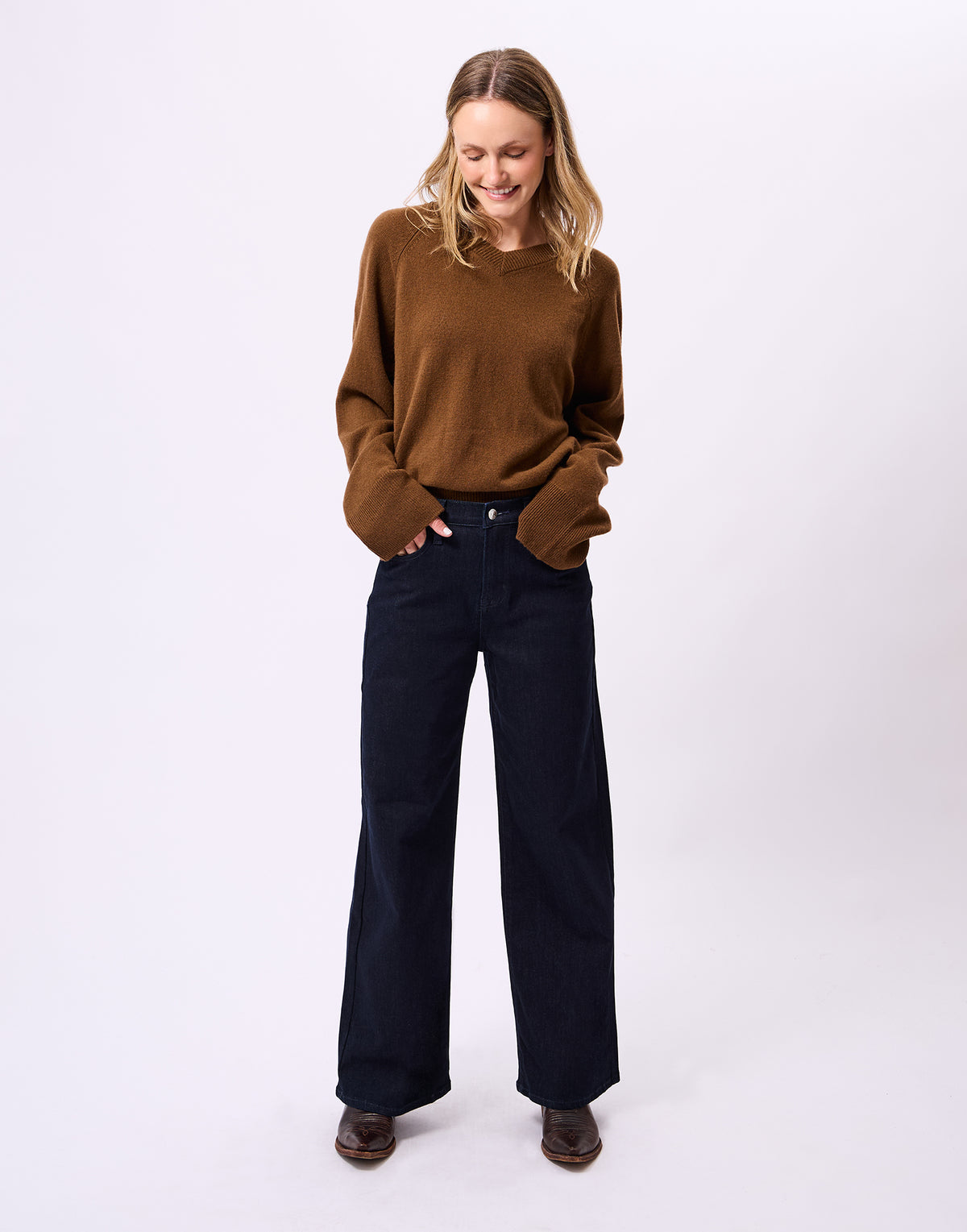 LILY WIDE LEG JEANS / ABEL