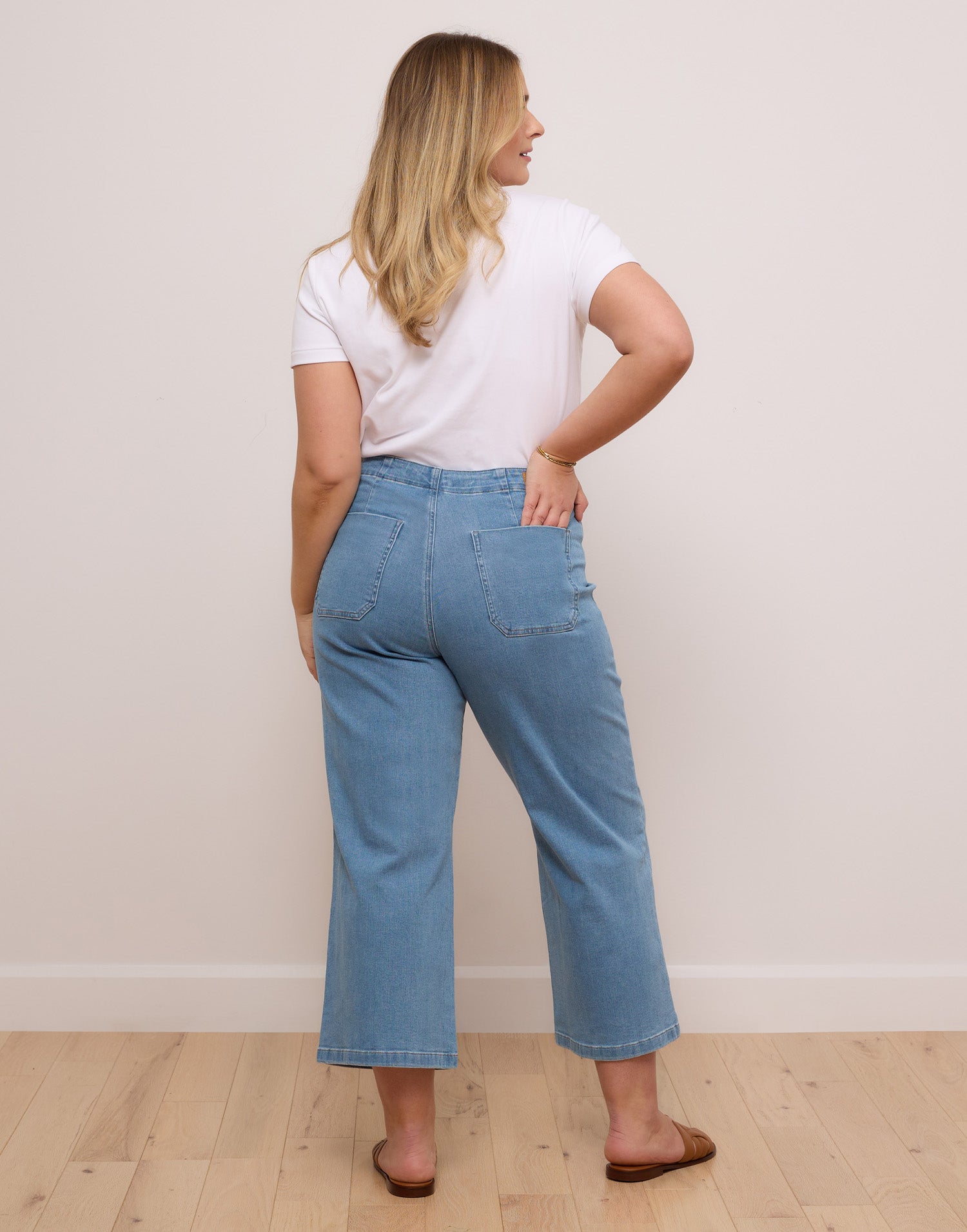 LILY WIDE LEG JEANS / FRESHWATER