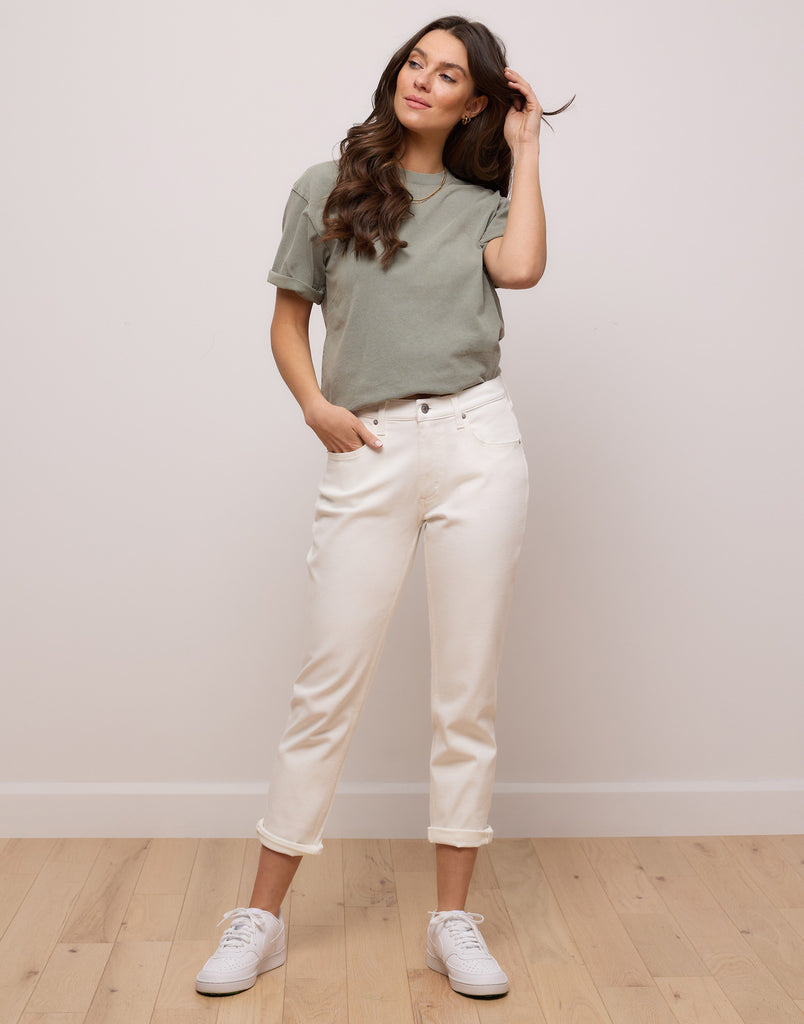 off-white relaxed jeans