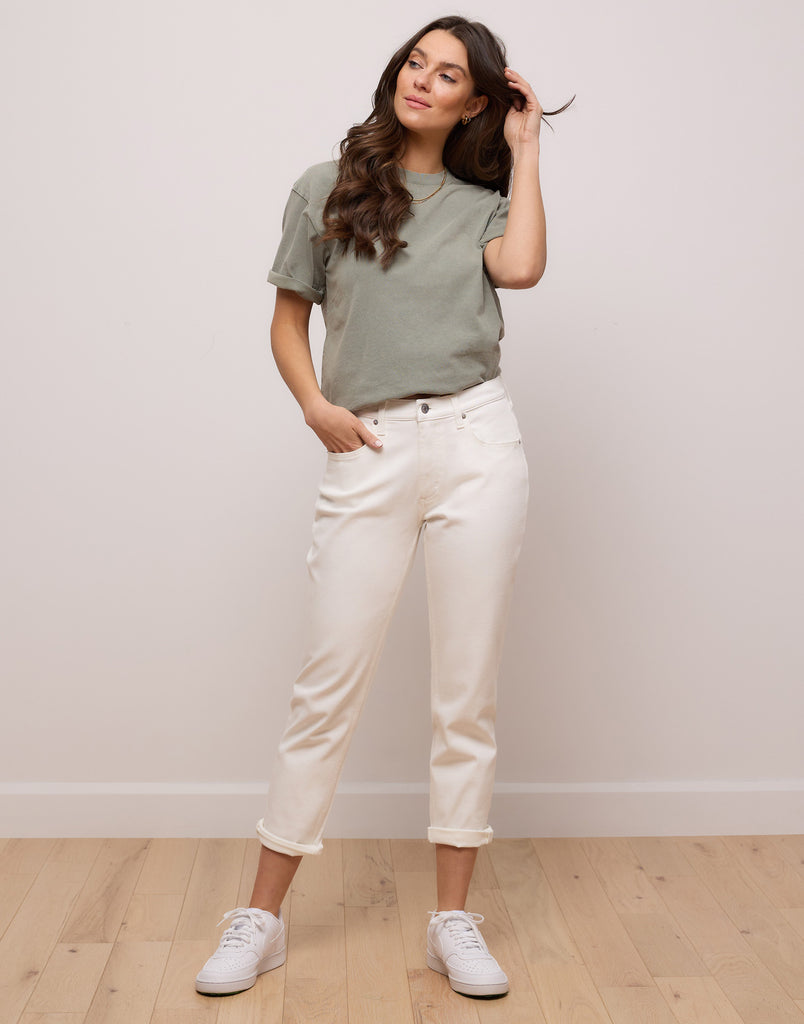 MALIA RELAXED JEANS / PEARL
