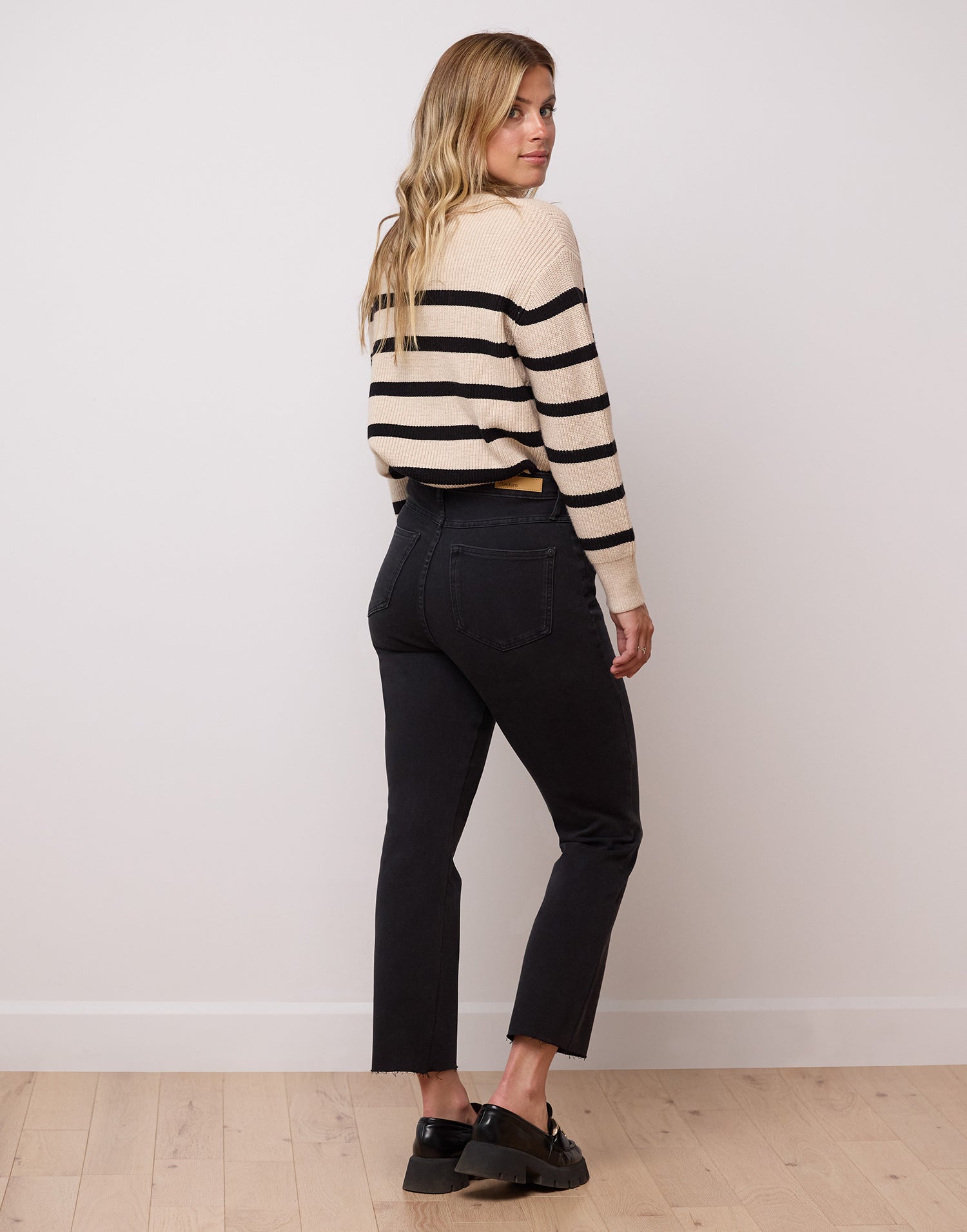 EMILY SLIM JEANS / WASHED BLACK