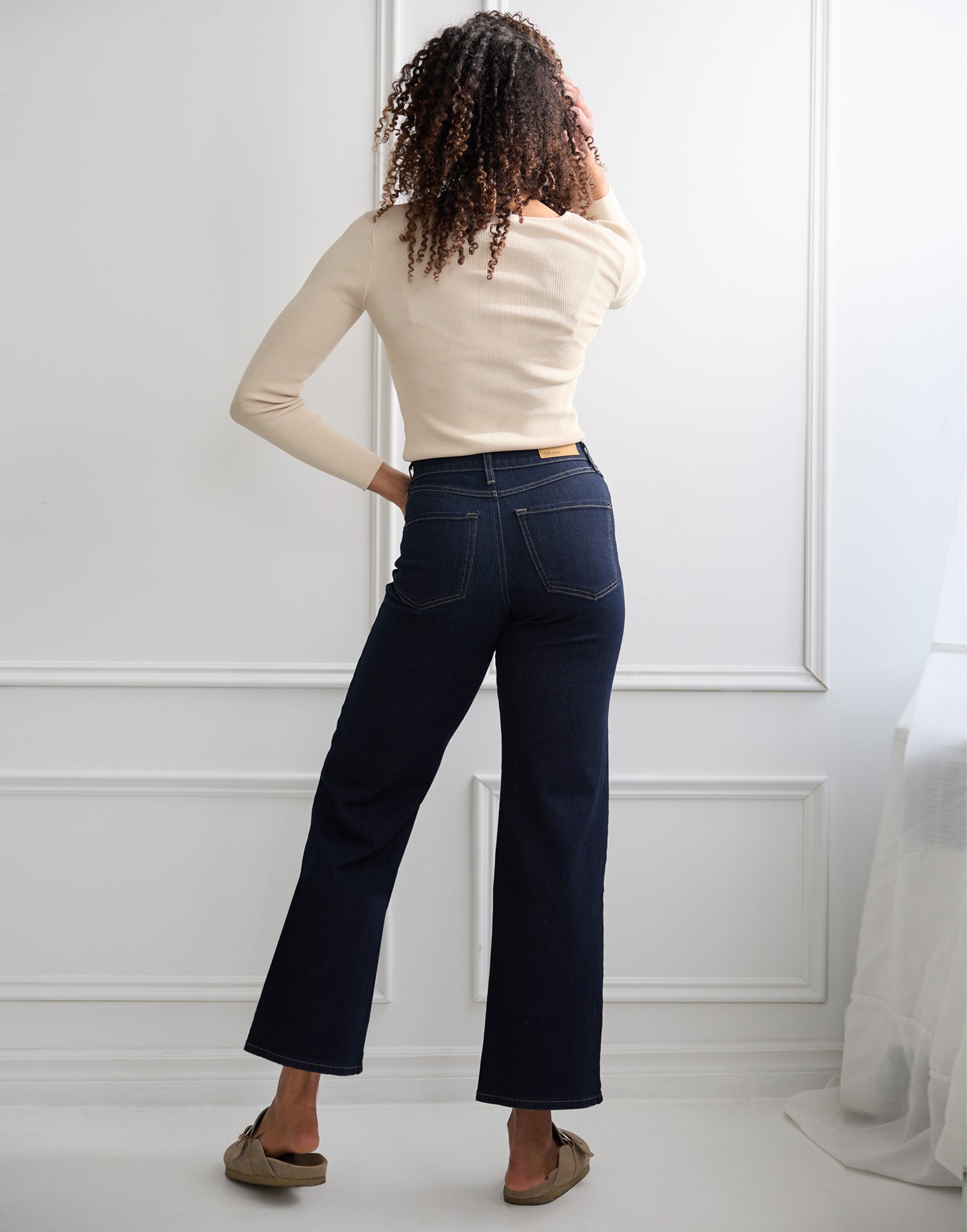 LILY WIDE LEG JEANS / NIGHT CAP