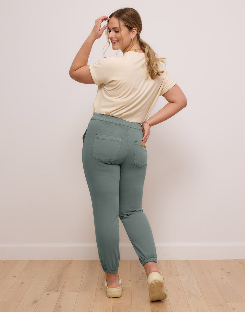 MALIA RELAXED JEANS JOGGER / LAUREL WREATH