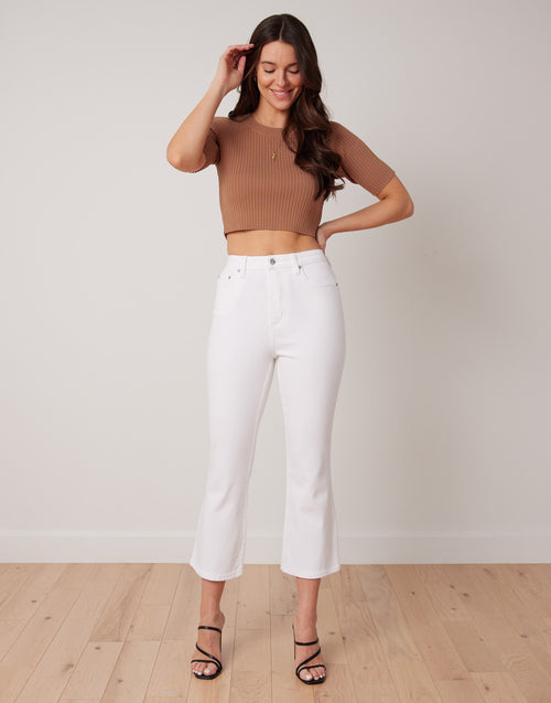 ALEX BOOTCUT JEANS / WHITE