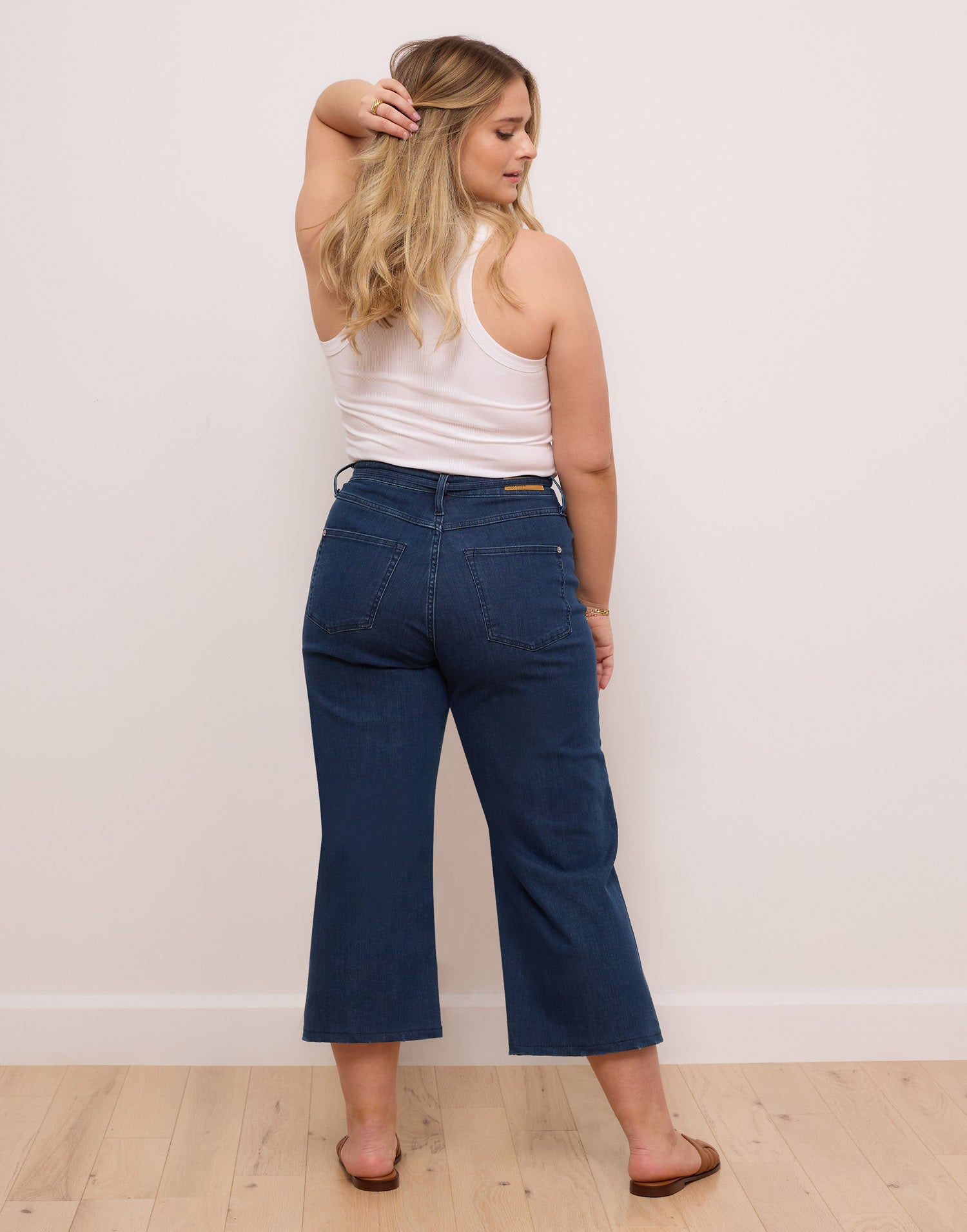 LILY WIDE LEG JEANS / DEEP SEA