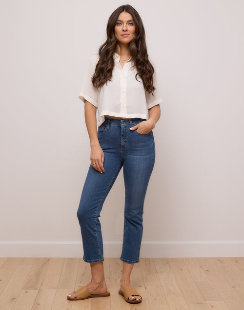 EMILY SLIM JEANS / WATERFALL | Yoga Jeans