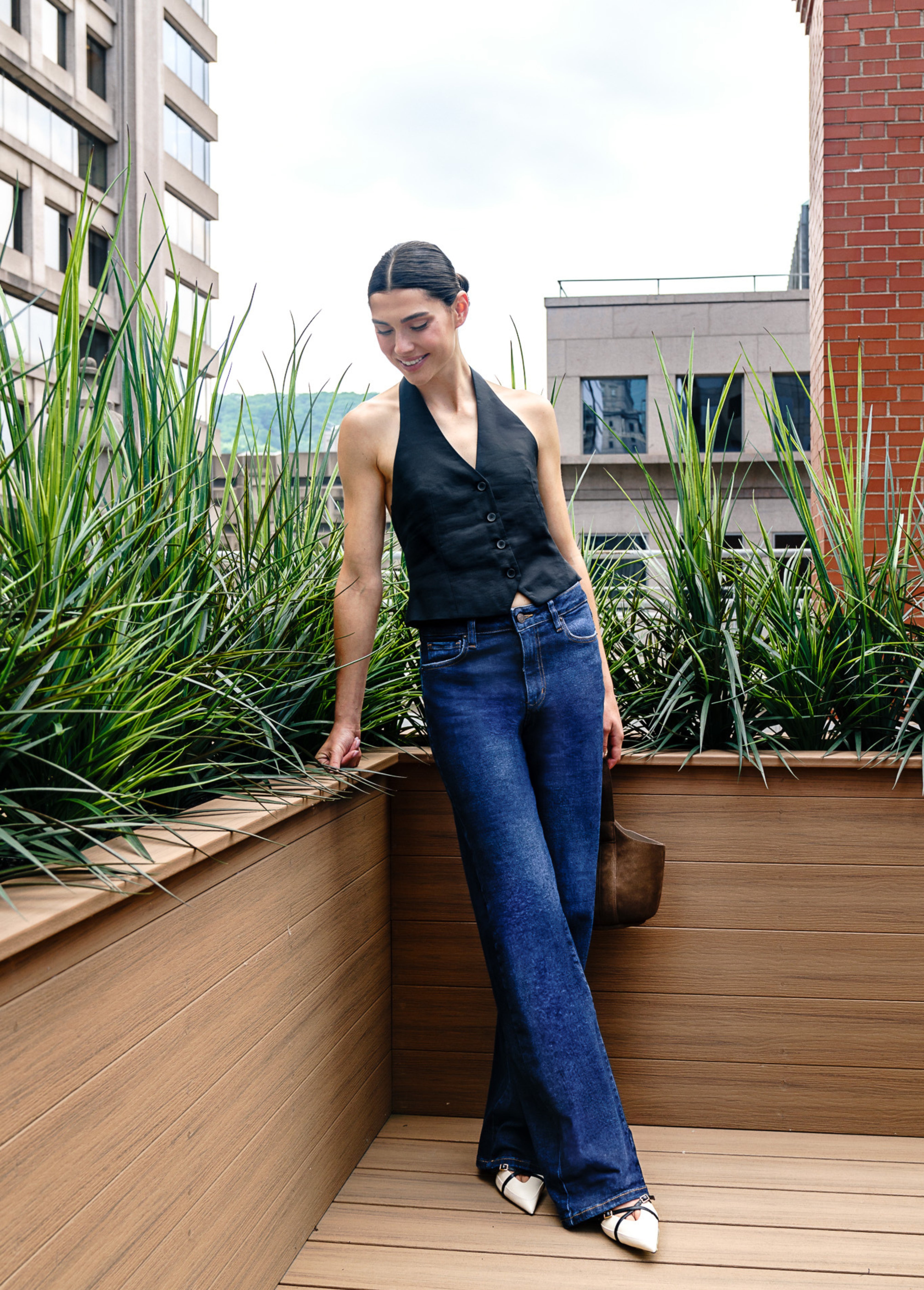 LILY WIDE LEG JEANS / MAIA