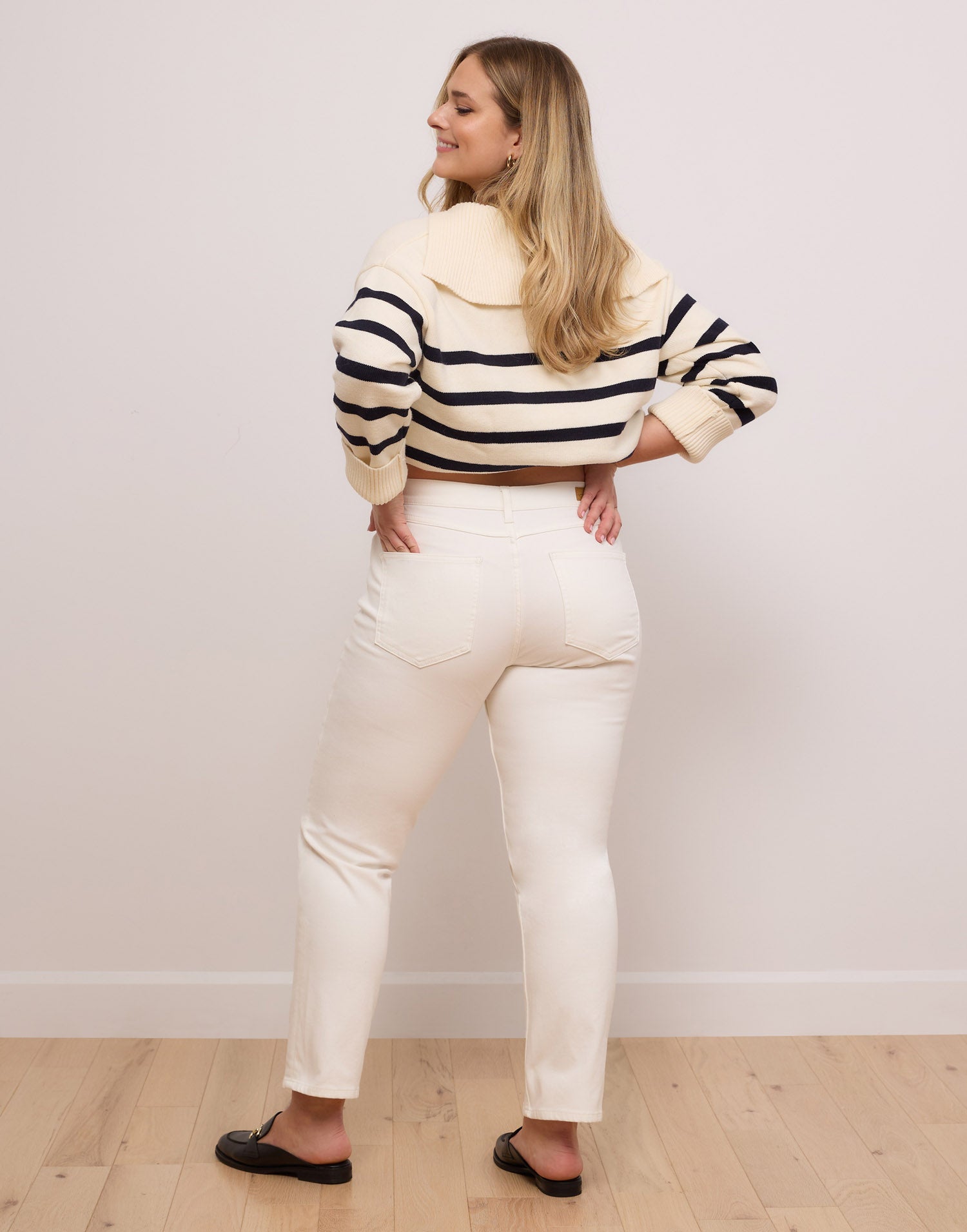 EMILY SLIM JEANS / PEARL WHITE