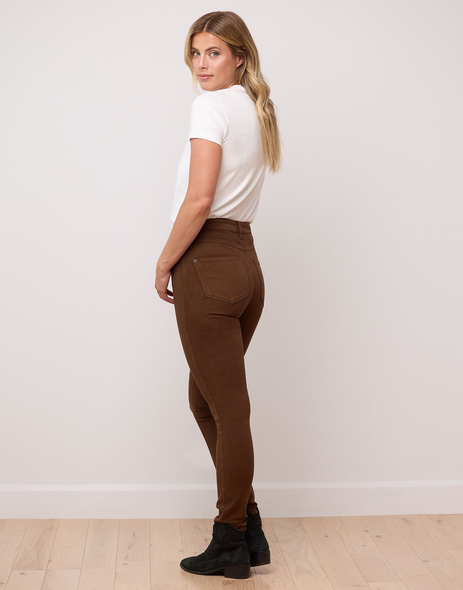 RACHEL SKINNY JEANS / COCOA BROWN