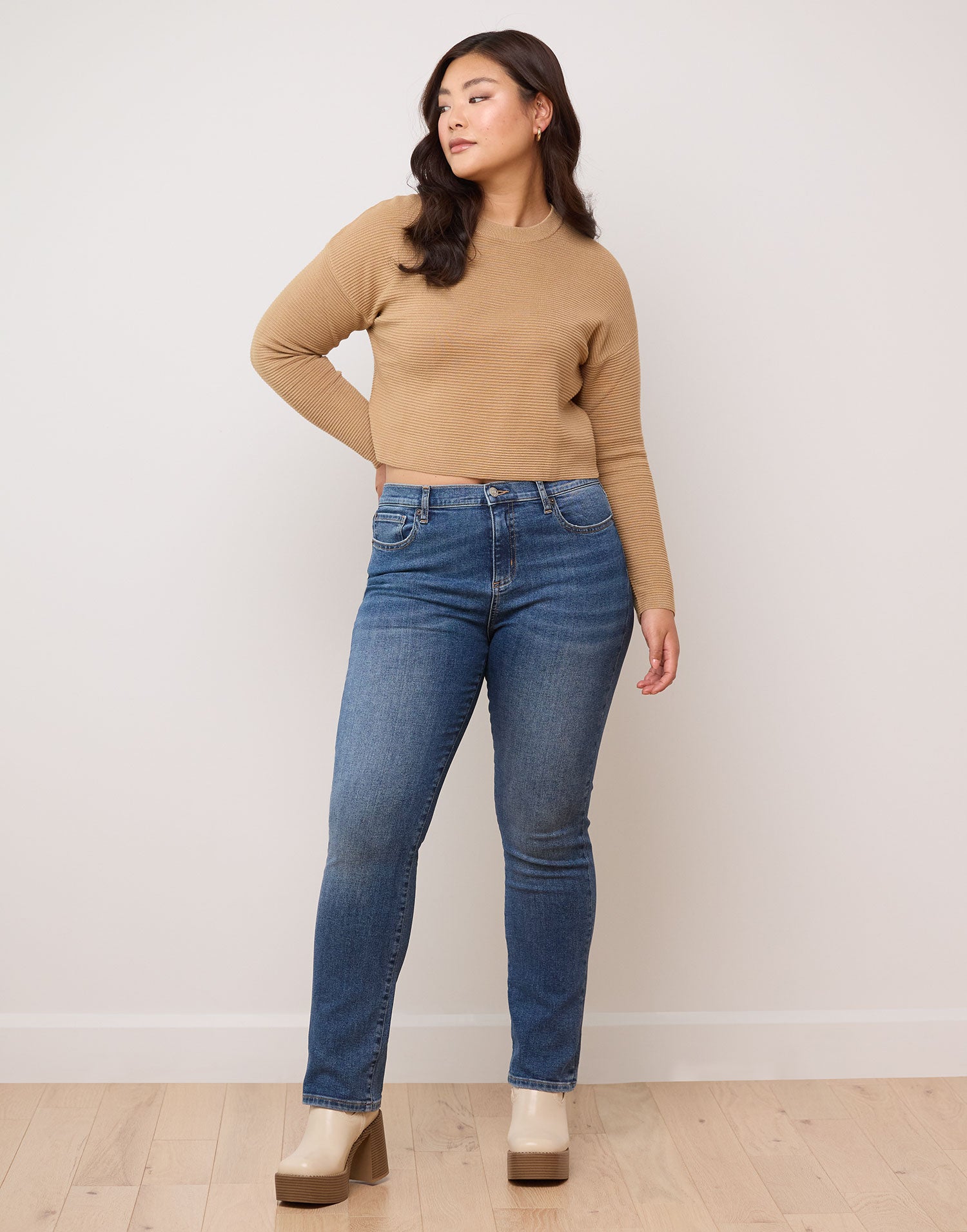 EMILY SLIM JEANS / RAINDROP