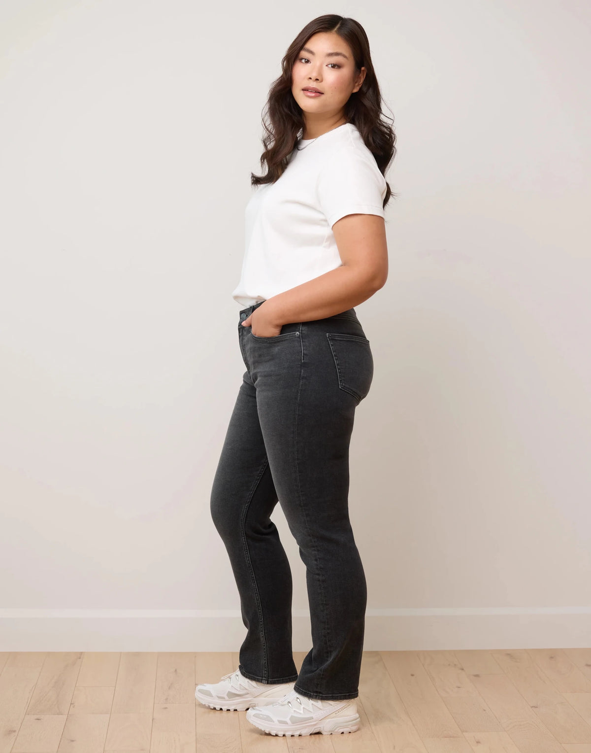 EMILY SLIM JEANS / GRAPHITE