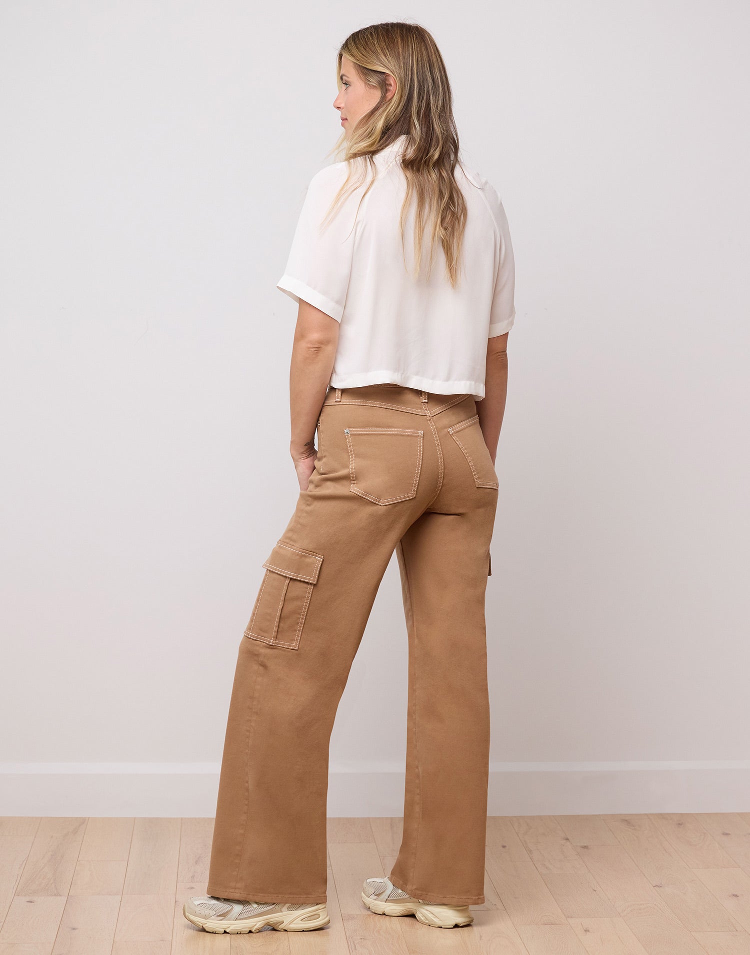 LILY WIDE LEG JEANS / MACCHIATO