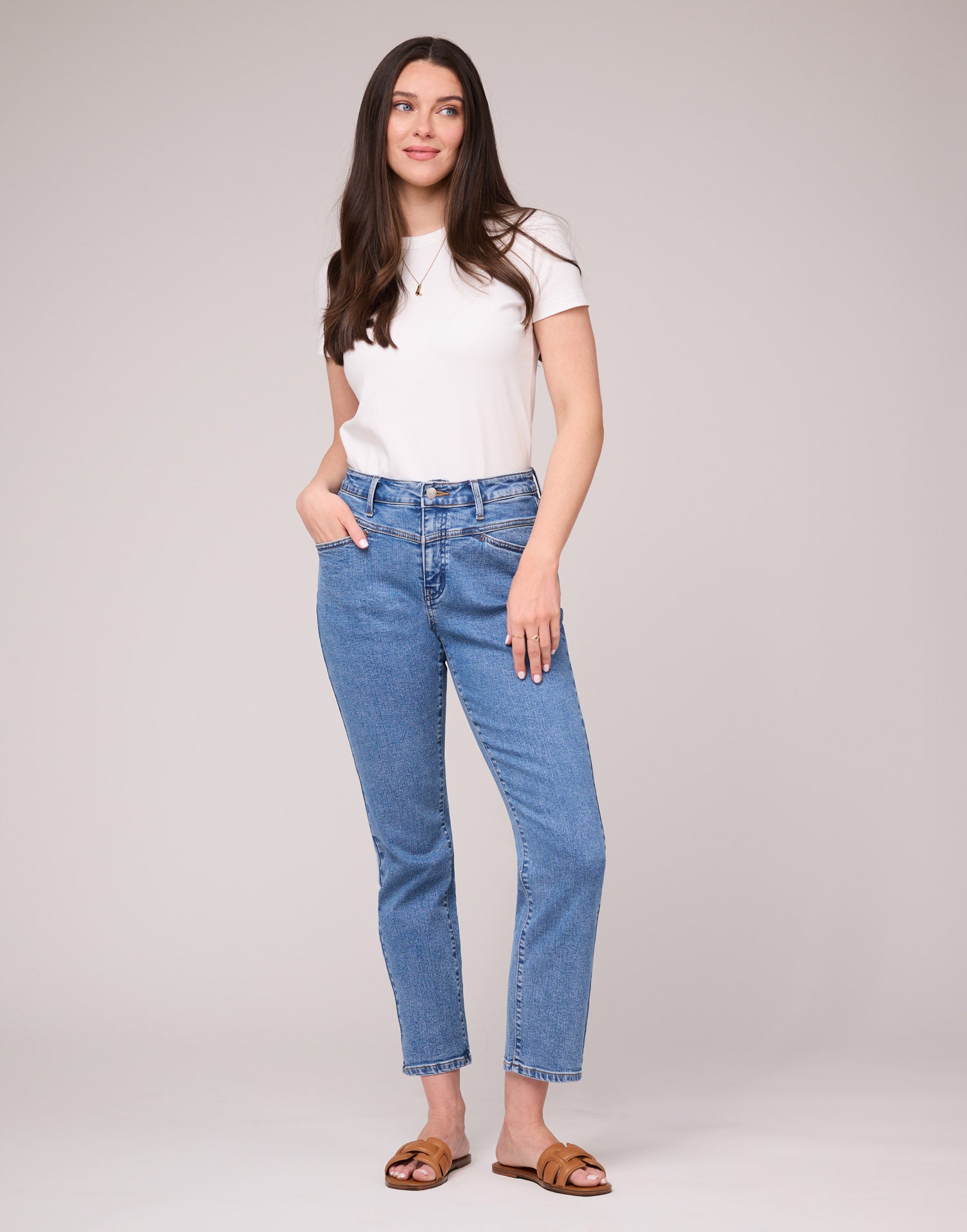 EMILY SLIM JEANS / BLUE ORCHID