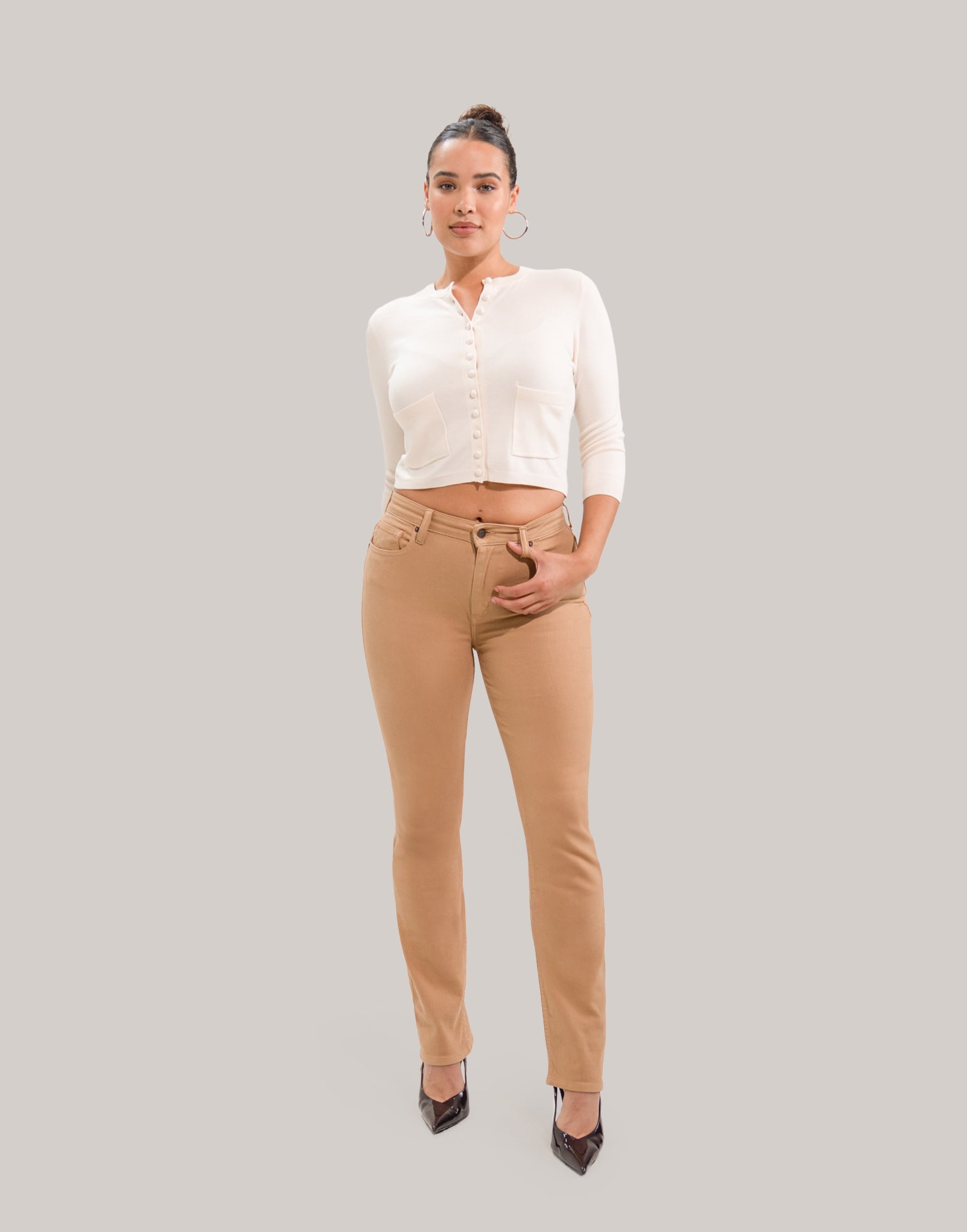 EMILY SLIM JEANS / BUTTERSCOTCH