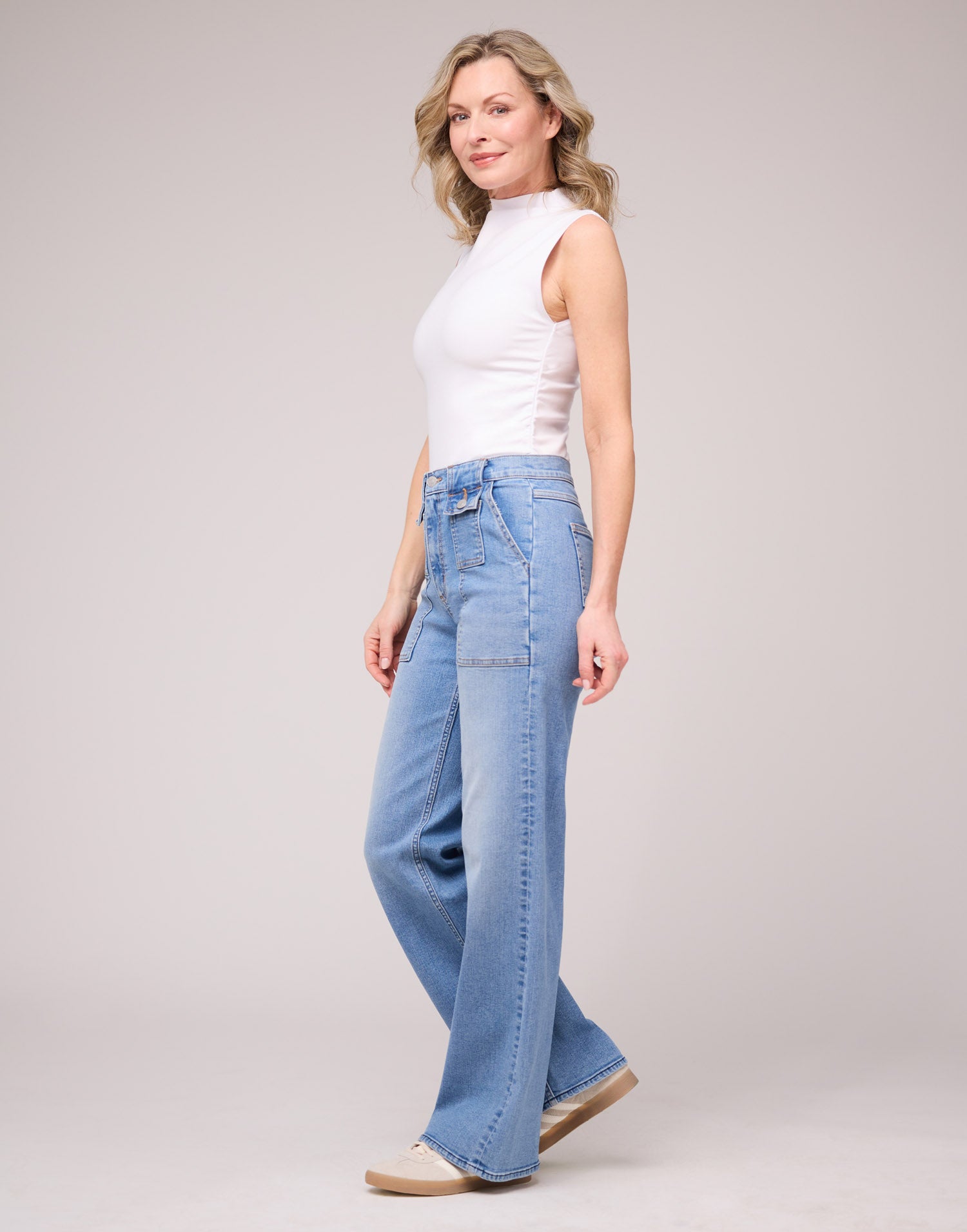 LILY WIDE LEG JEANS / ENDLESS SEA