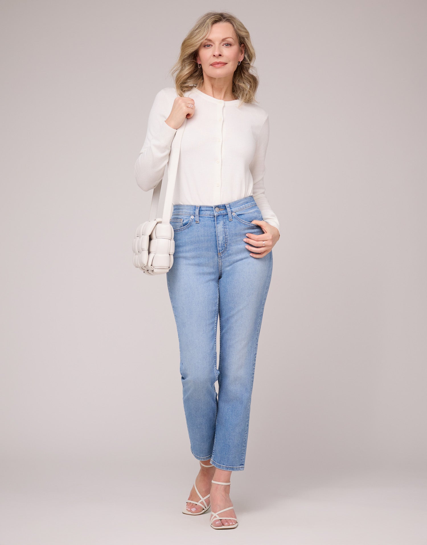 CHLOE STRAIGHT JEANS / SURF BLUE