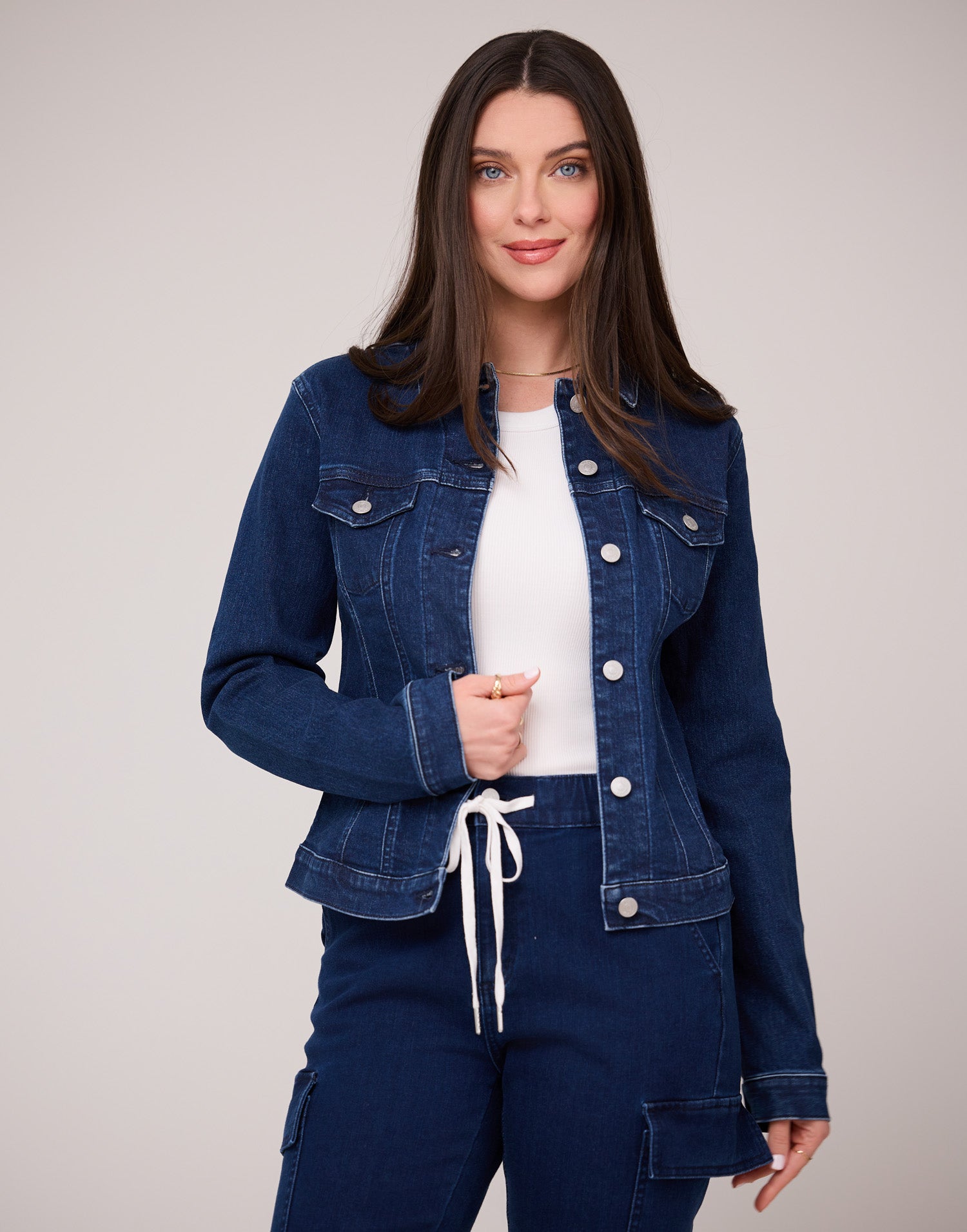 Blue jacket jeans best sale