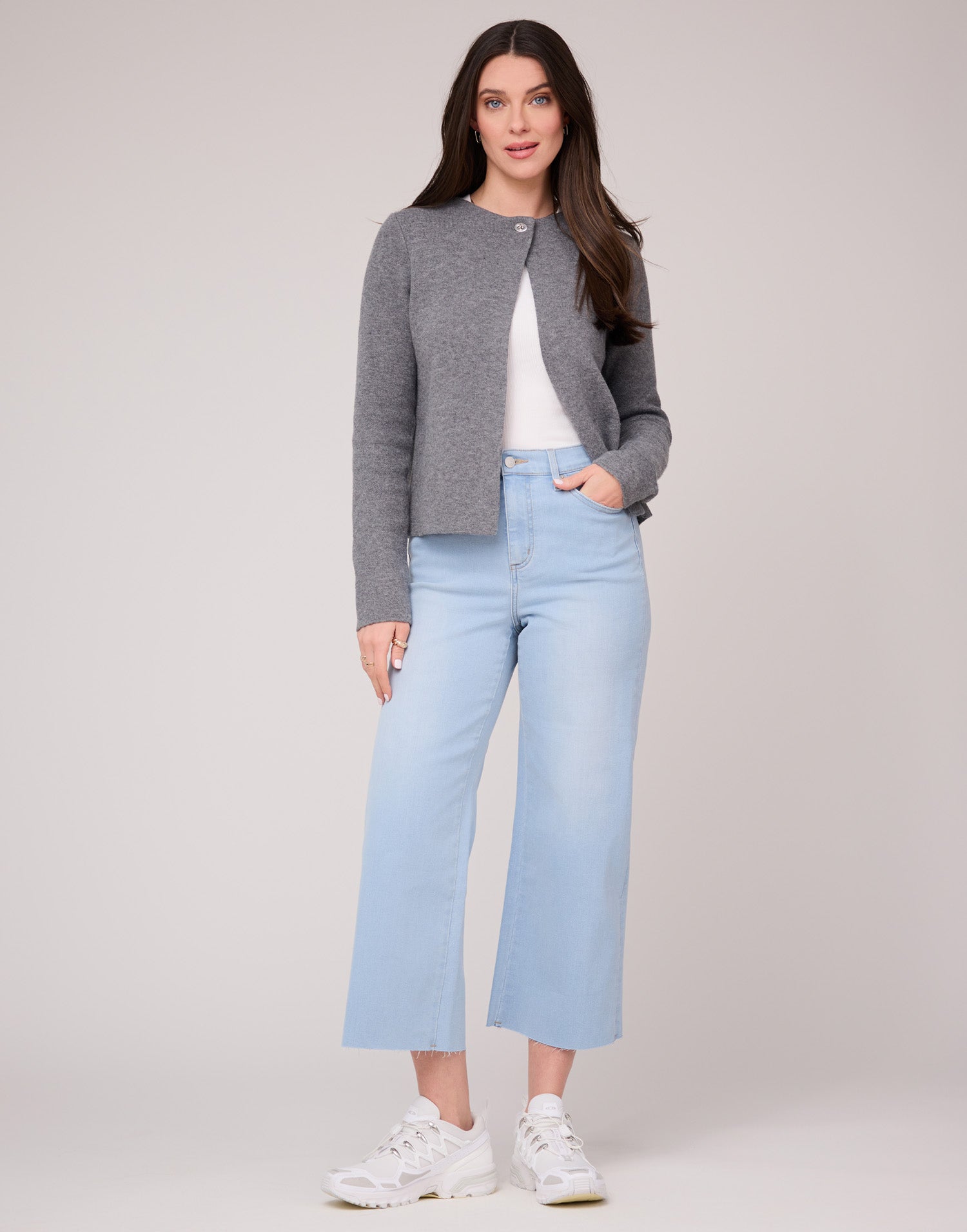 LILY WIDE LEG JEANS / CALI BLUE