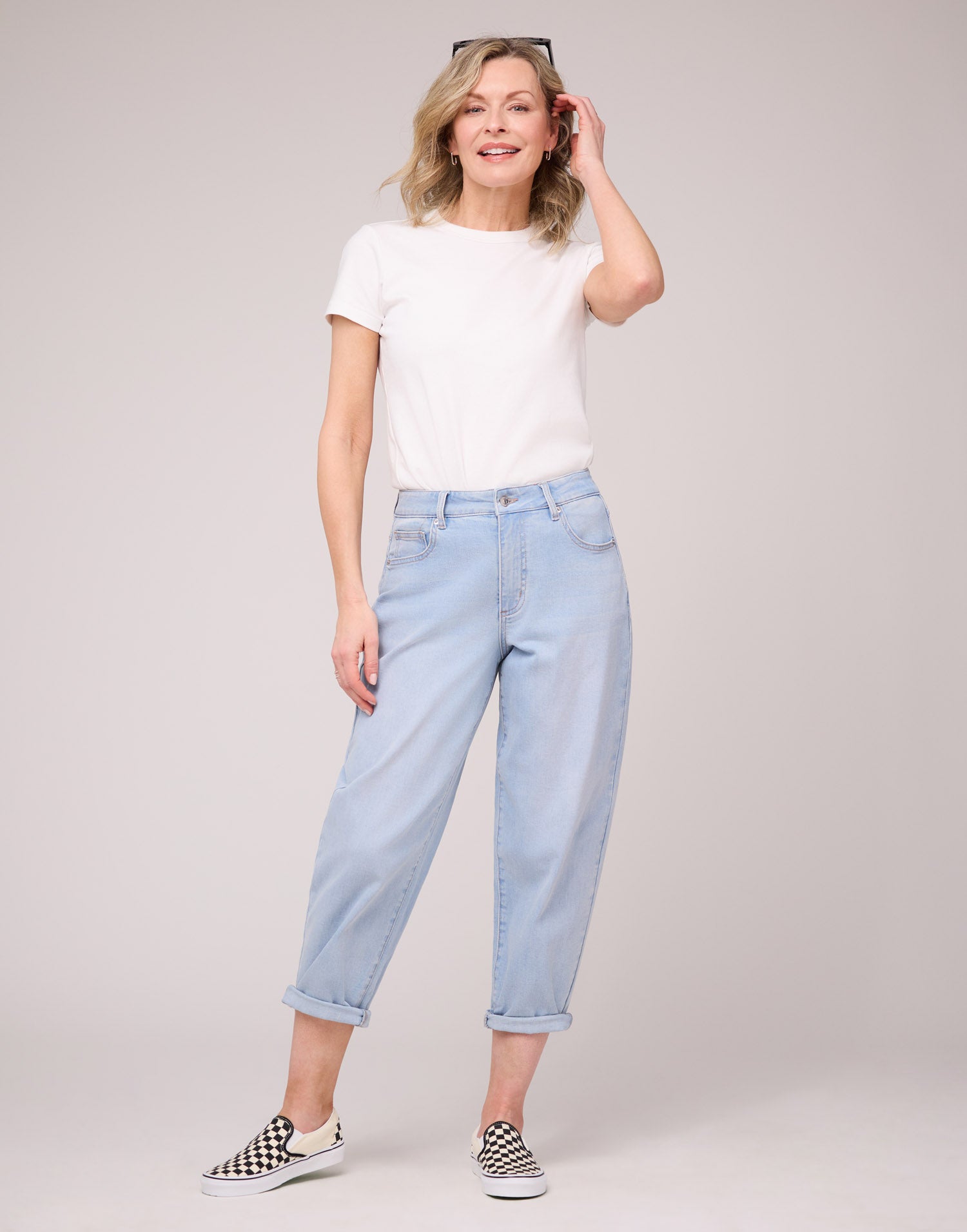 MALIA RELAXED JEANS / PACIFIC BLUE