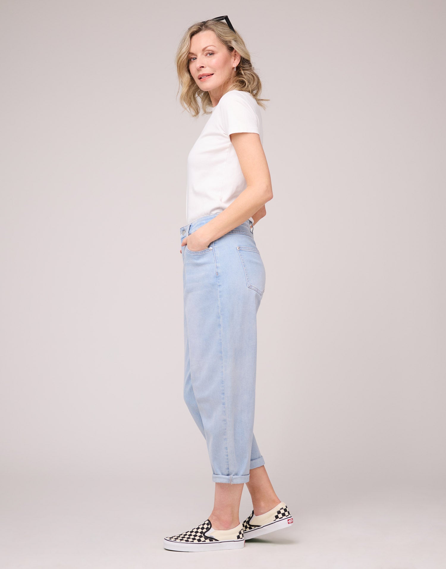 MALIA RELAXED JEANS / PACIFIC BLUE