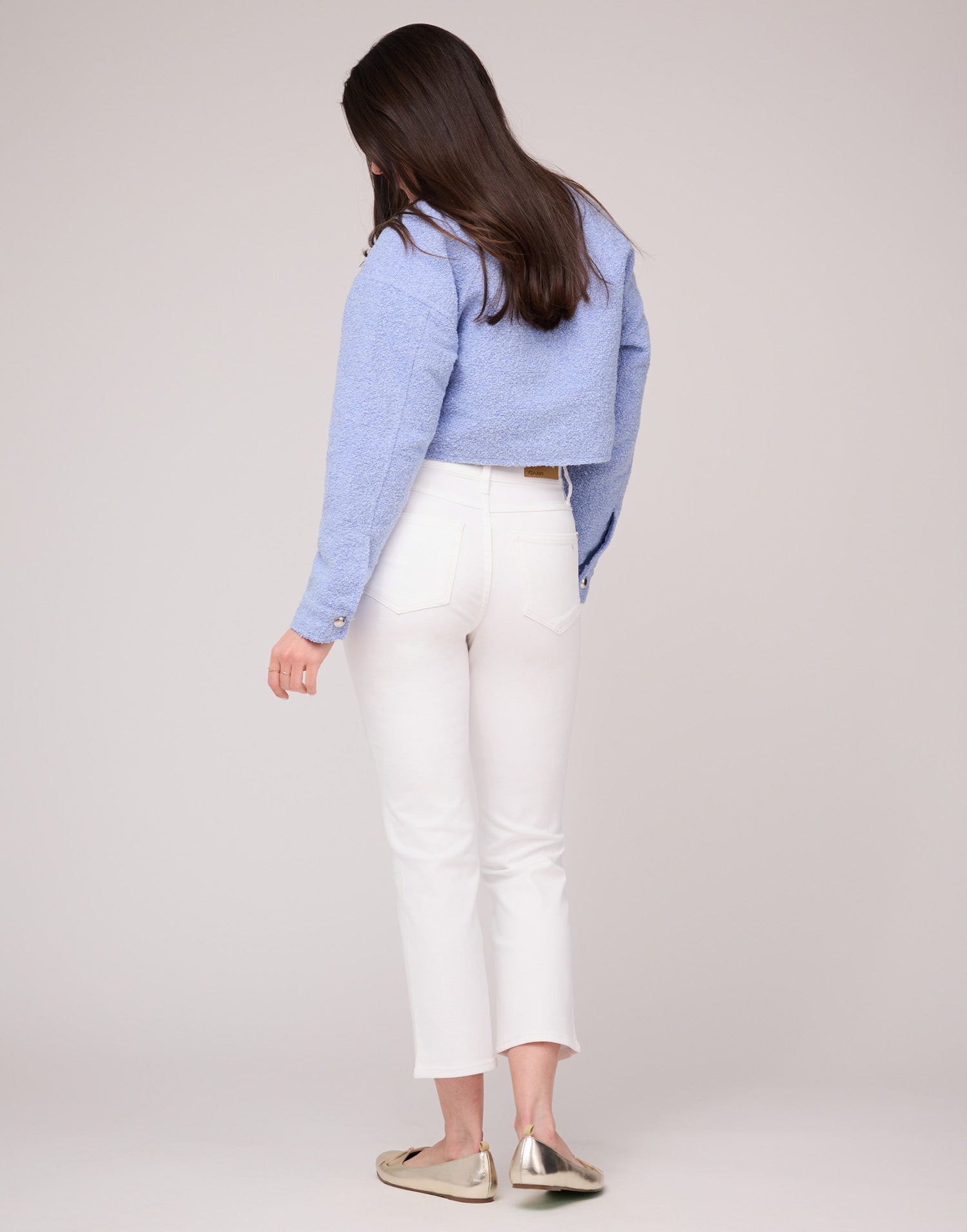 CHLOE STRAIGHT JEANS / WHITE SHELL