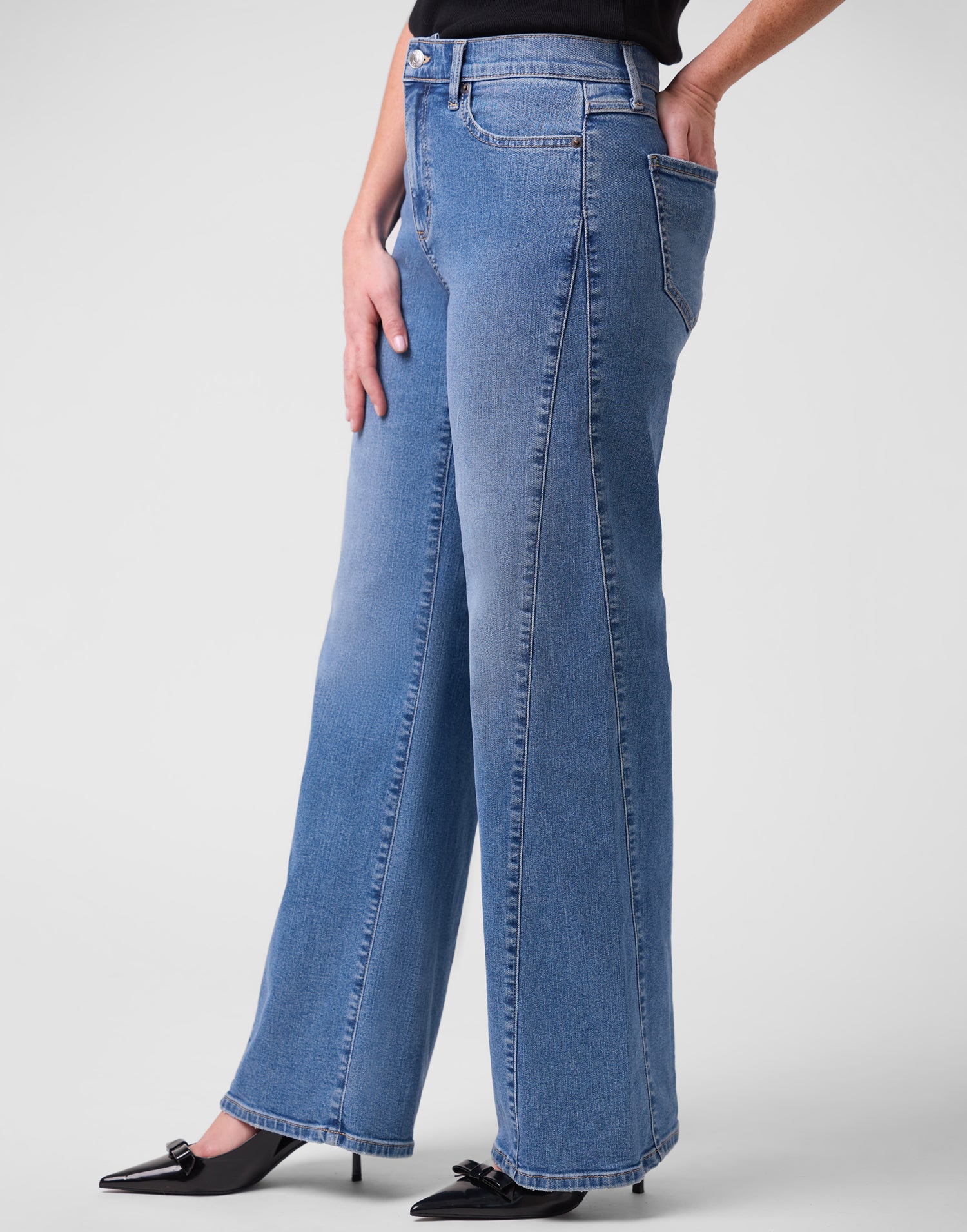 LILY WIDE LEG JEANS / PORTOFINO