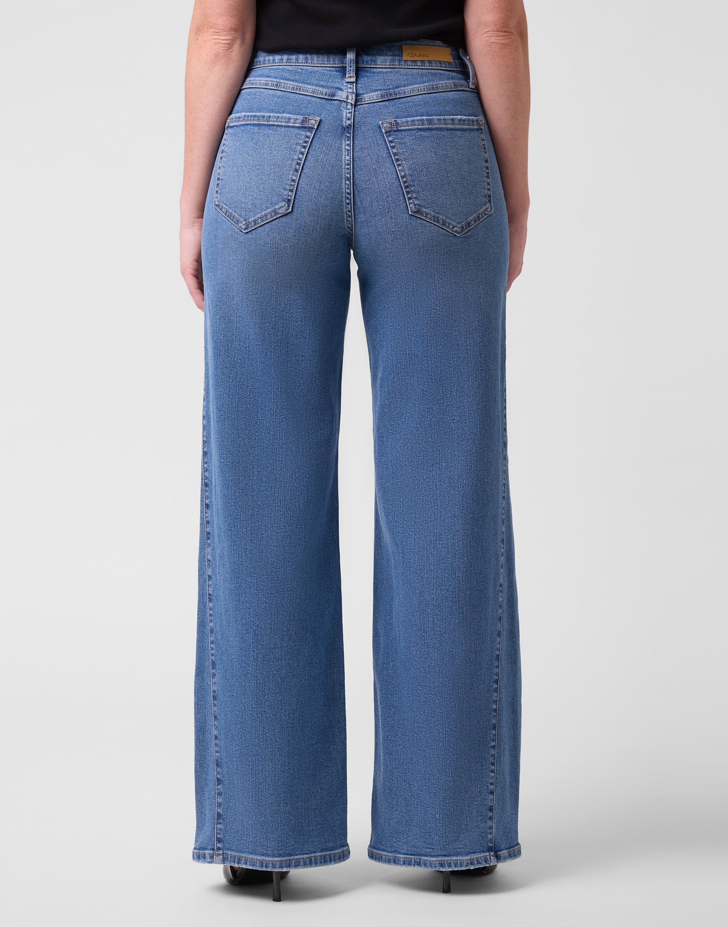 LILY WIDE LEG JEANS / PORTOFINO