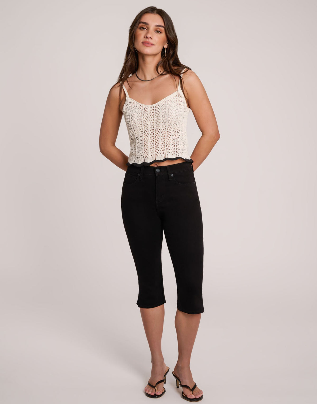 EMILY SLIM CAPRI JEANS / FIREFLY 34