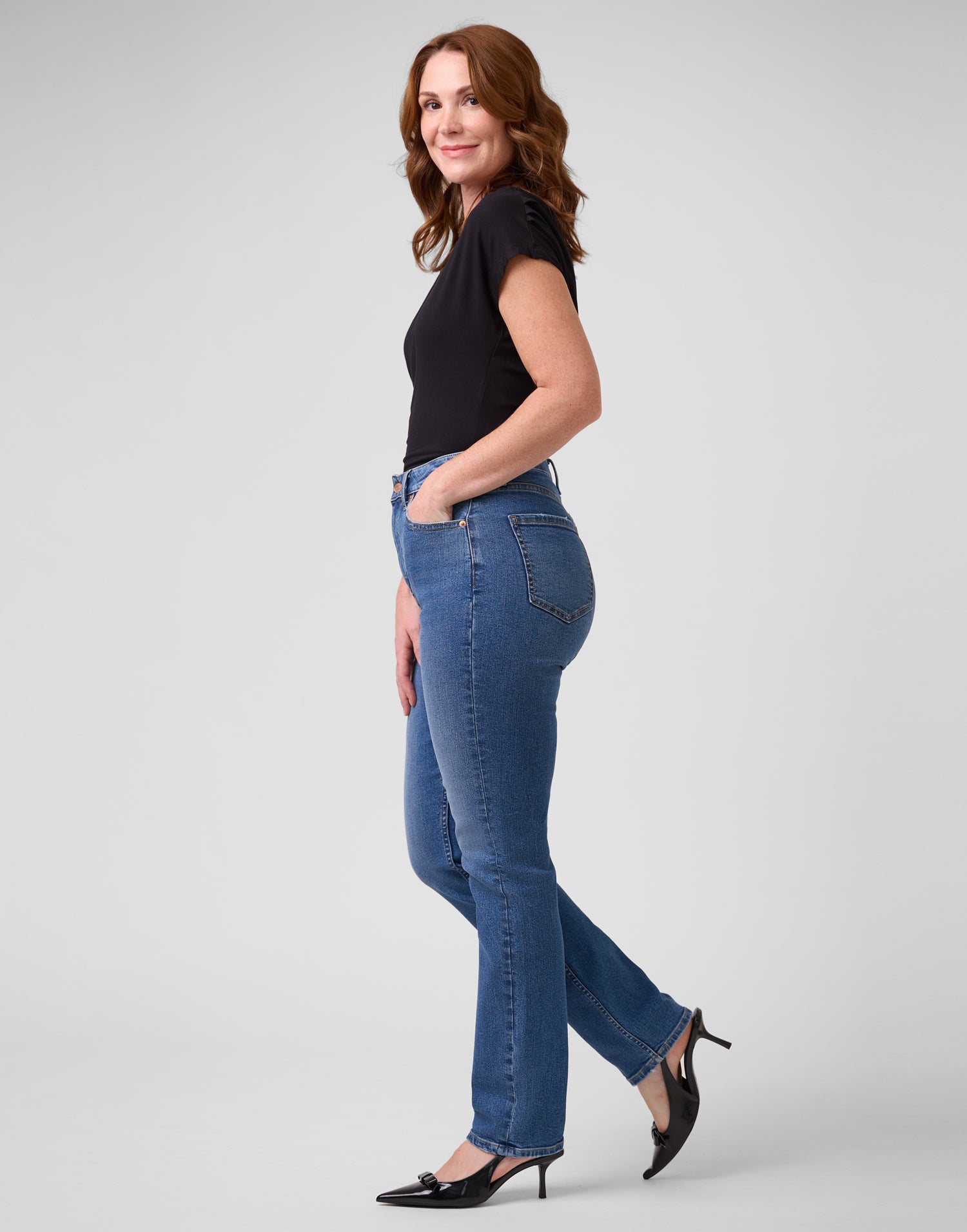 EMILY SLIM JEANS / DENIM BLUE