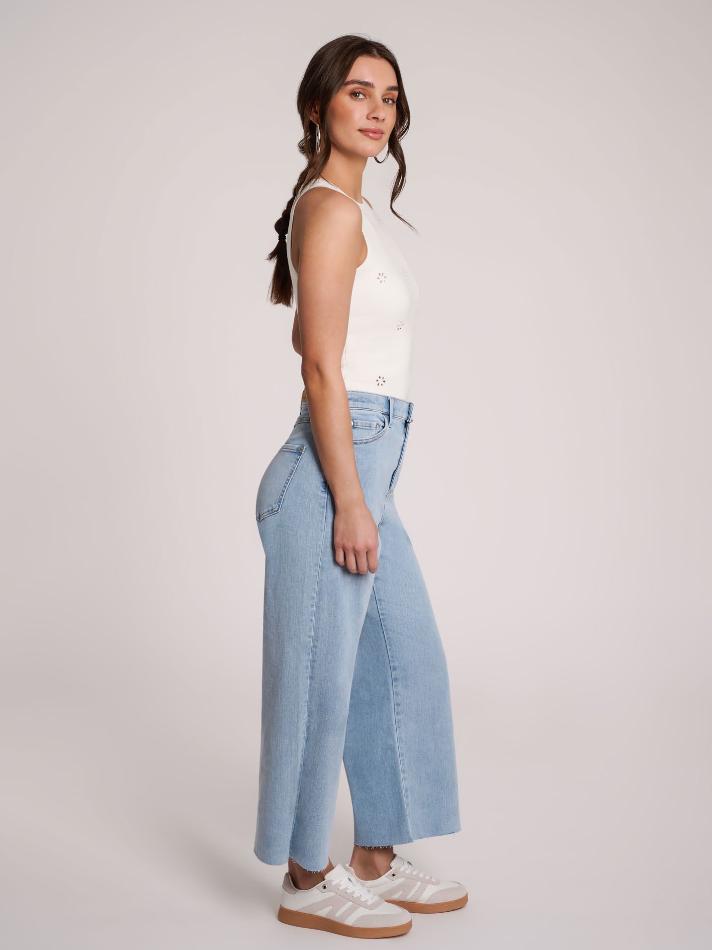 LILY WIDE JEANS / CRISP WIND