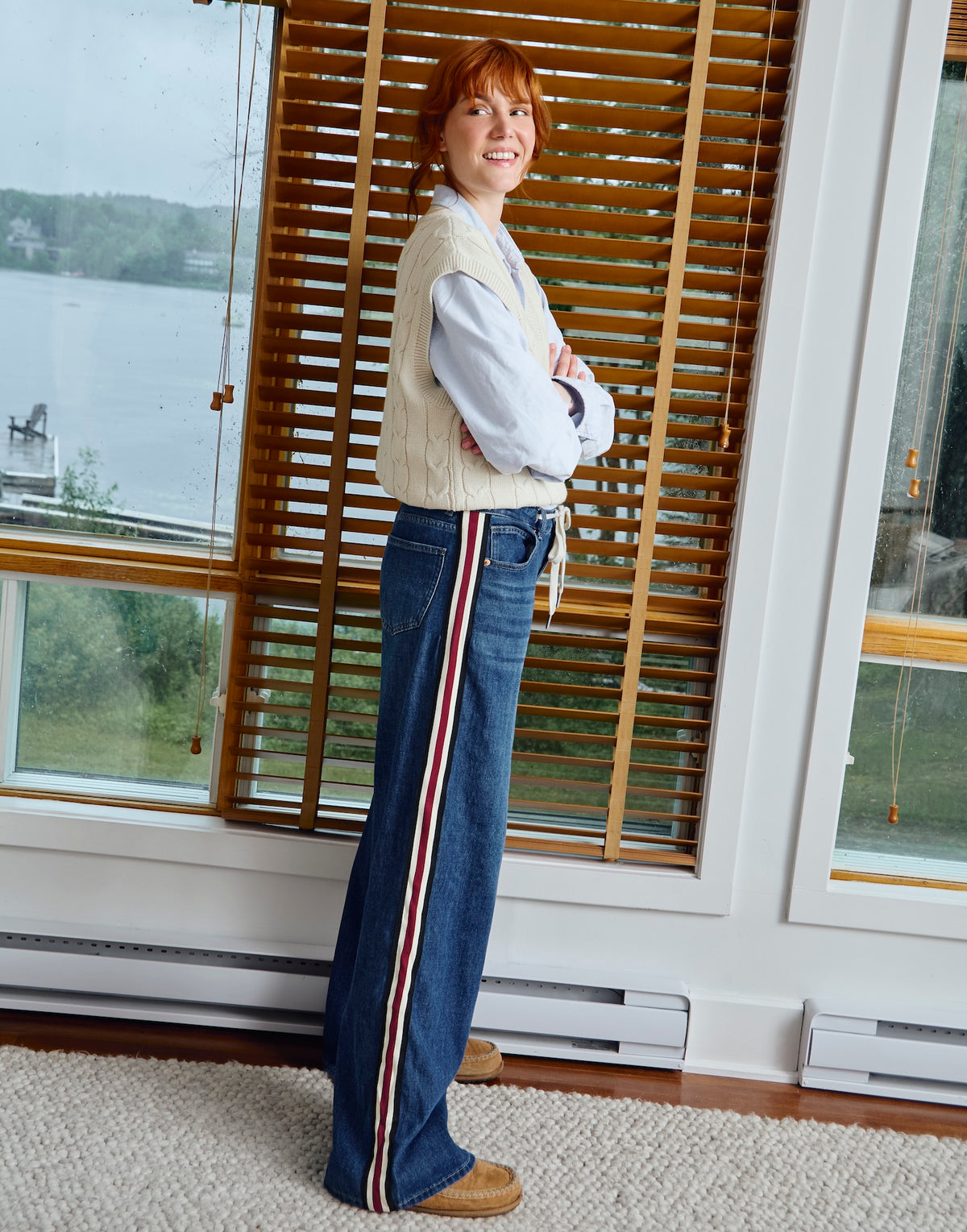 LILY WIDE LEG JEANS / CARINA