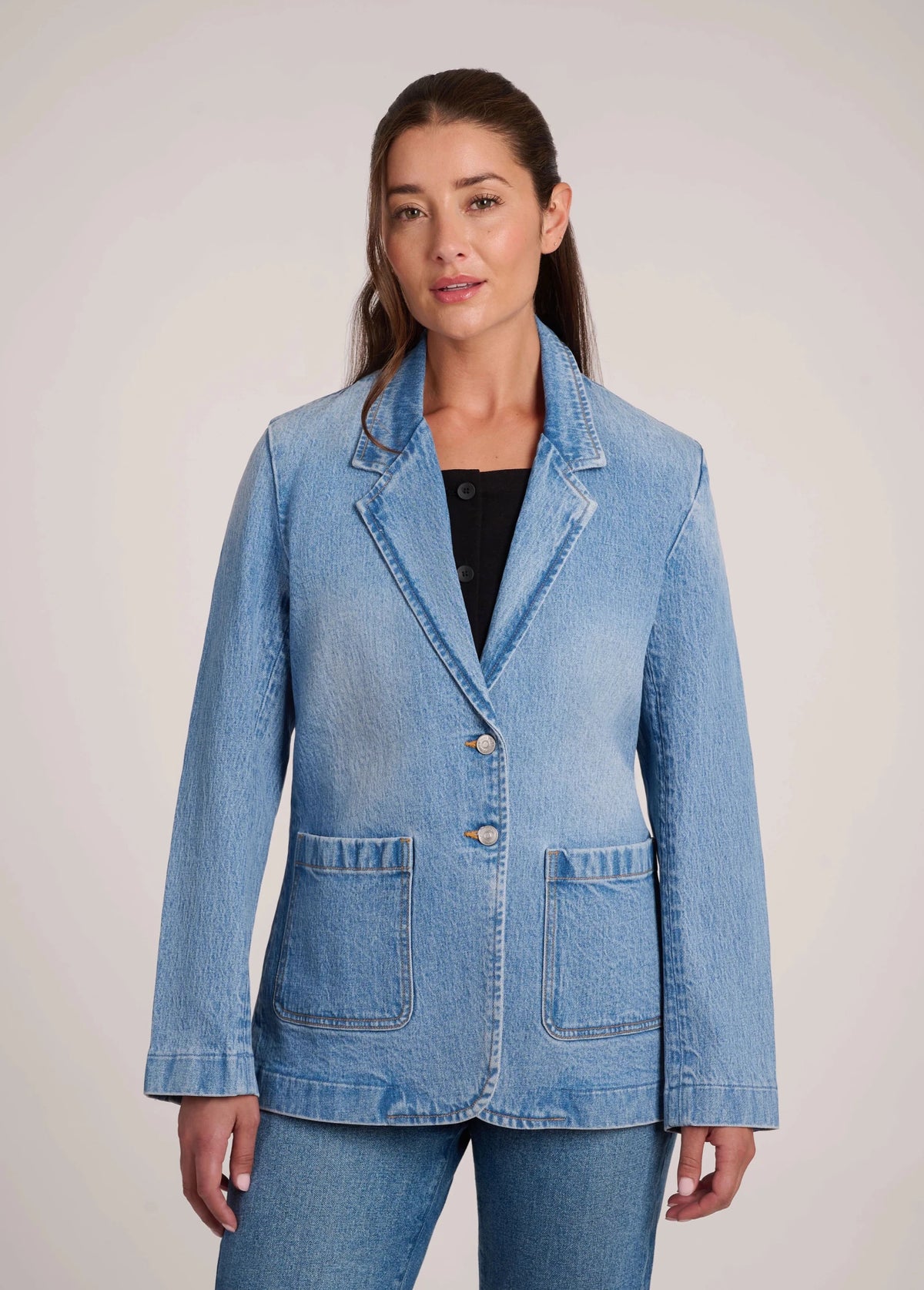 BOYFRIEND DENIM BLAZER / SIRIUS