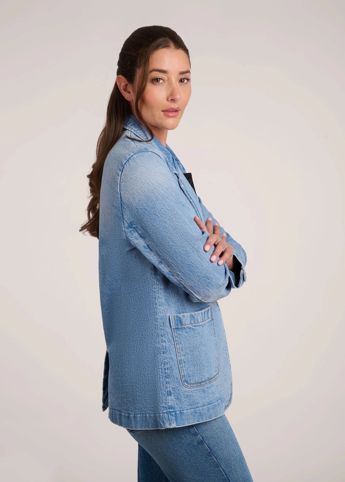 BOYFRIEND DENIM BLAZER / SIRIUS