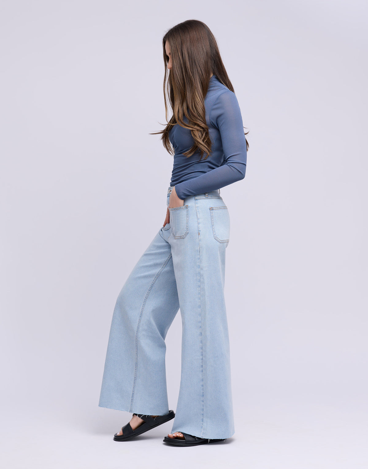 LILY WIDE LEG JEANS / SHERYL